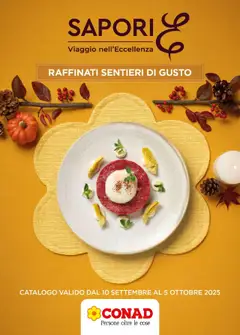 Anteprima del volantino Conad Superstore Gourmet Sicilia catalogo valido a partire dal 10.09.2025