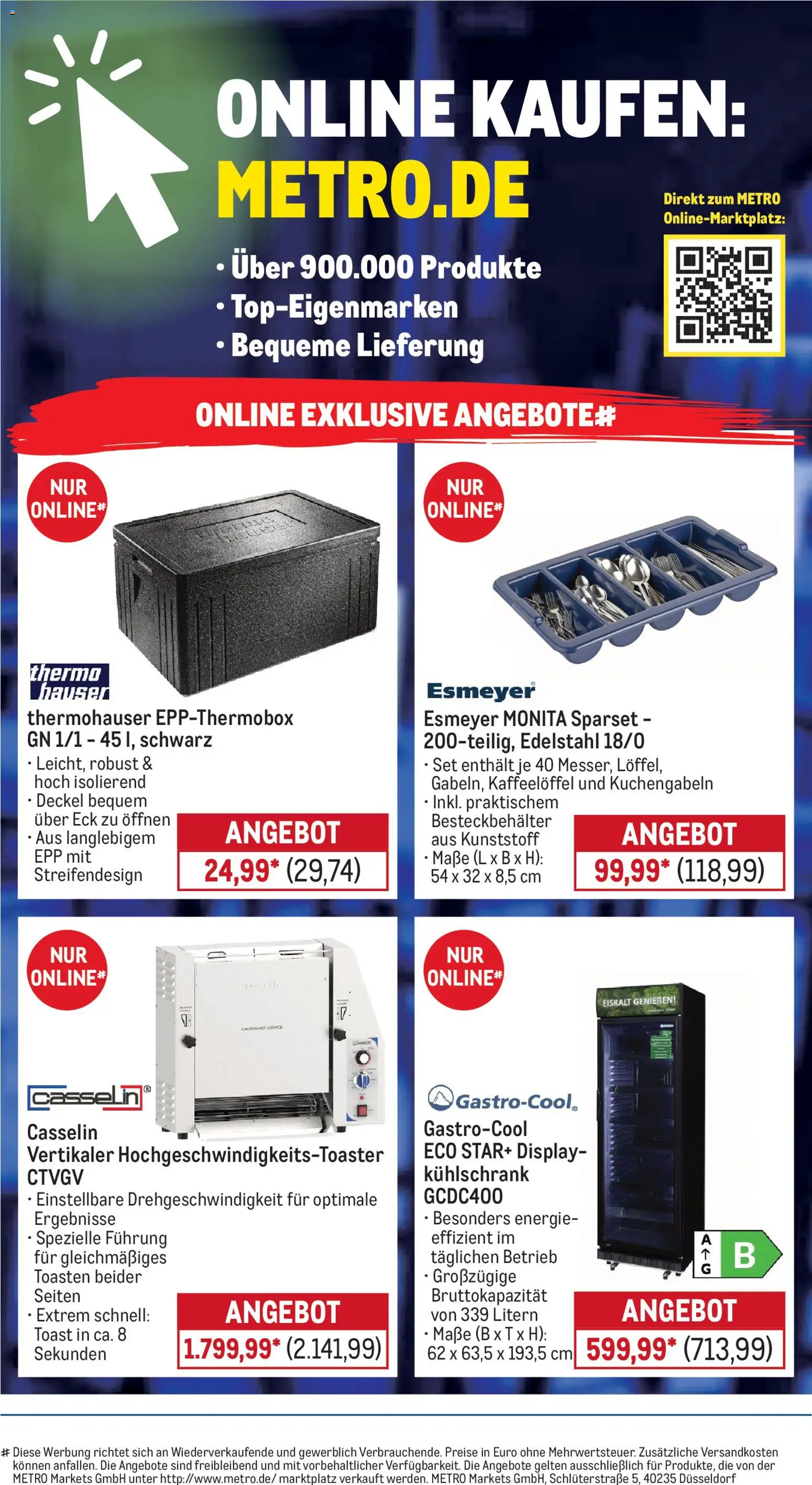 Metro Monats-Menü – gültig ab 01.03.2026 | Seite: 40 | Produkte: Wasser, Sonnenschirm