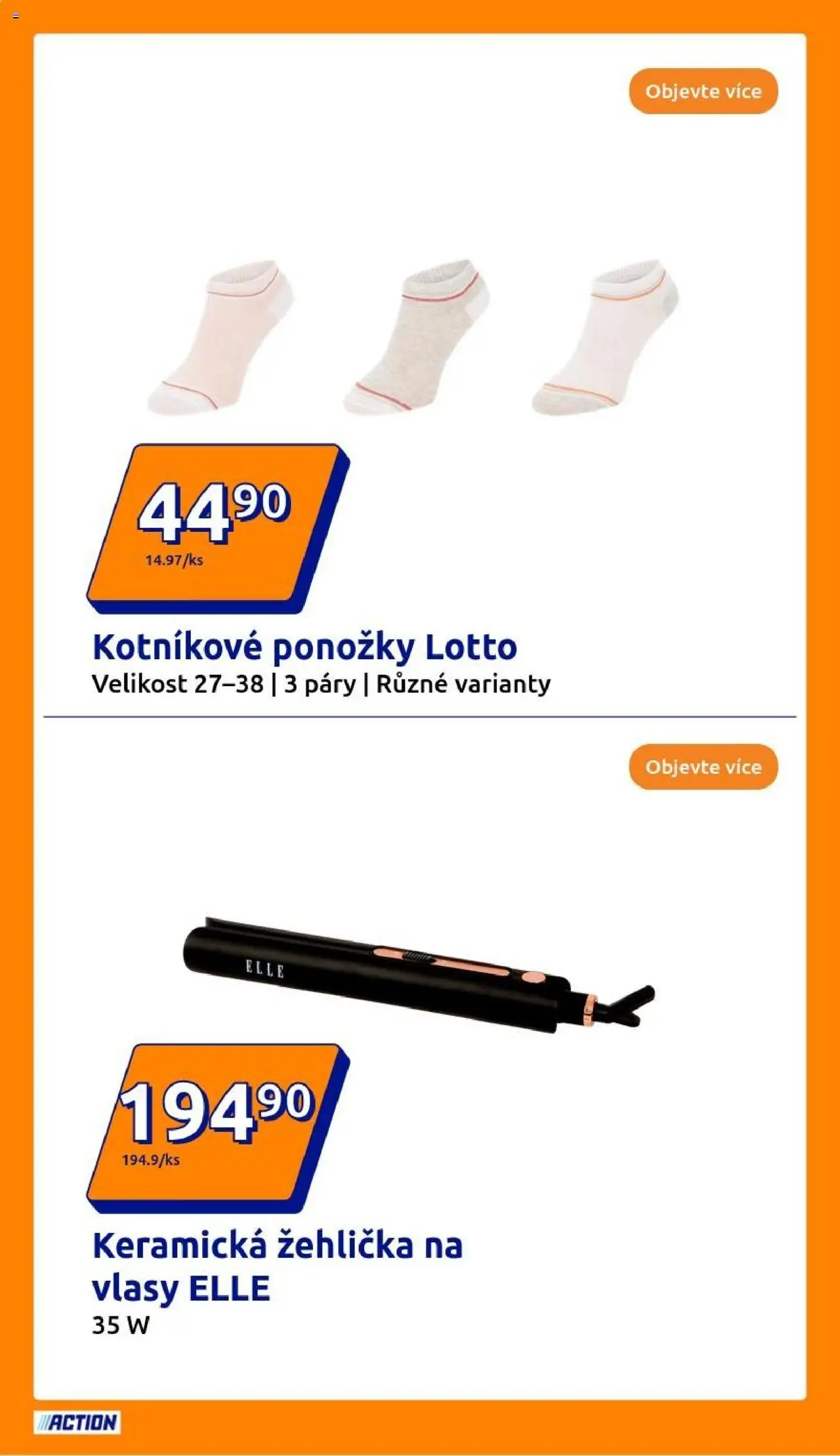 Action leták od 11.06.2025 | Strana: 10 | Produkty: Ponožky, Žehlička, Žehlička na vlasy