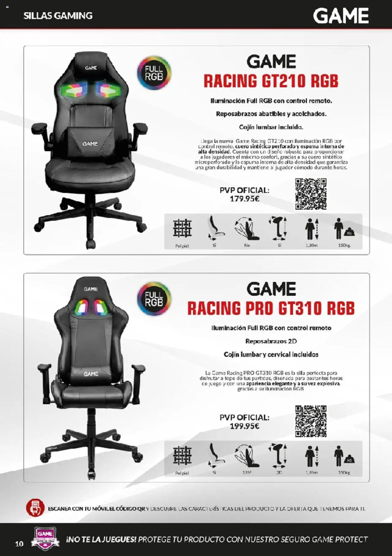 Game Sillas gaming │ válido desde el 11.06.2024 | Página: 10 | Productos: Té, Jugador, Cojín, Silla
