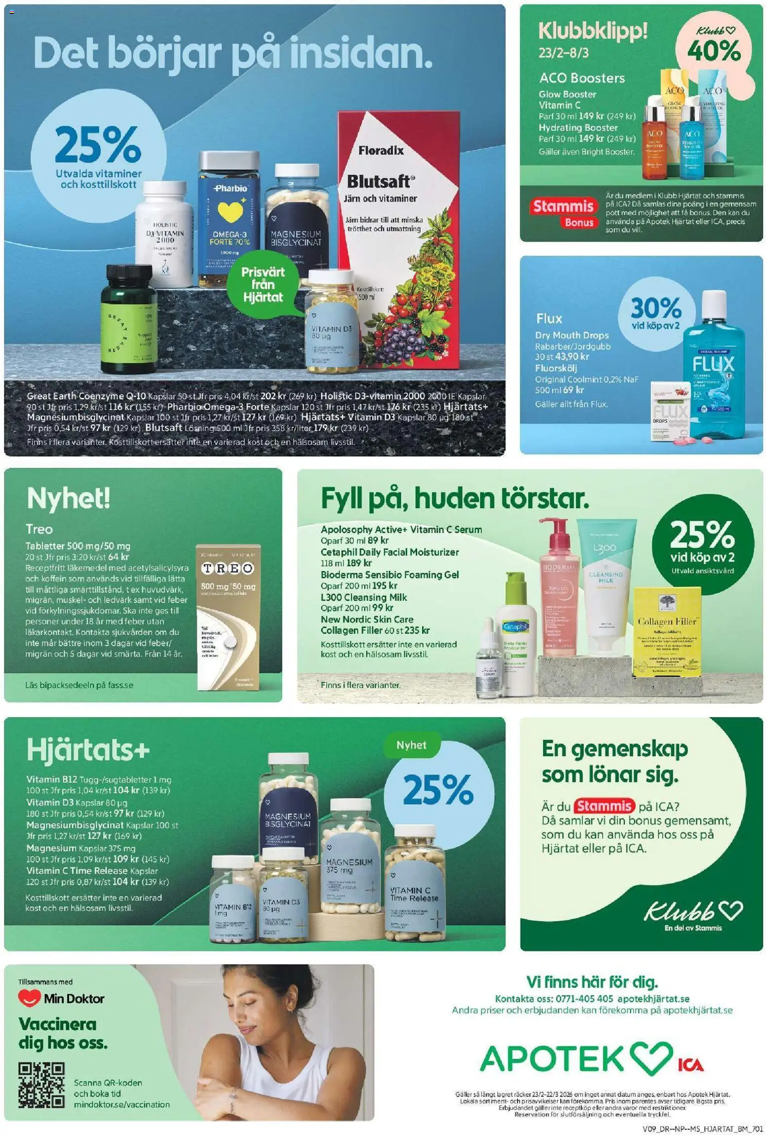 ICA Maxi reklamblad aktuell från 23.02.2026 | Sida: 9 | Produkter: Järn, Galler, Te, Serum