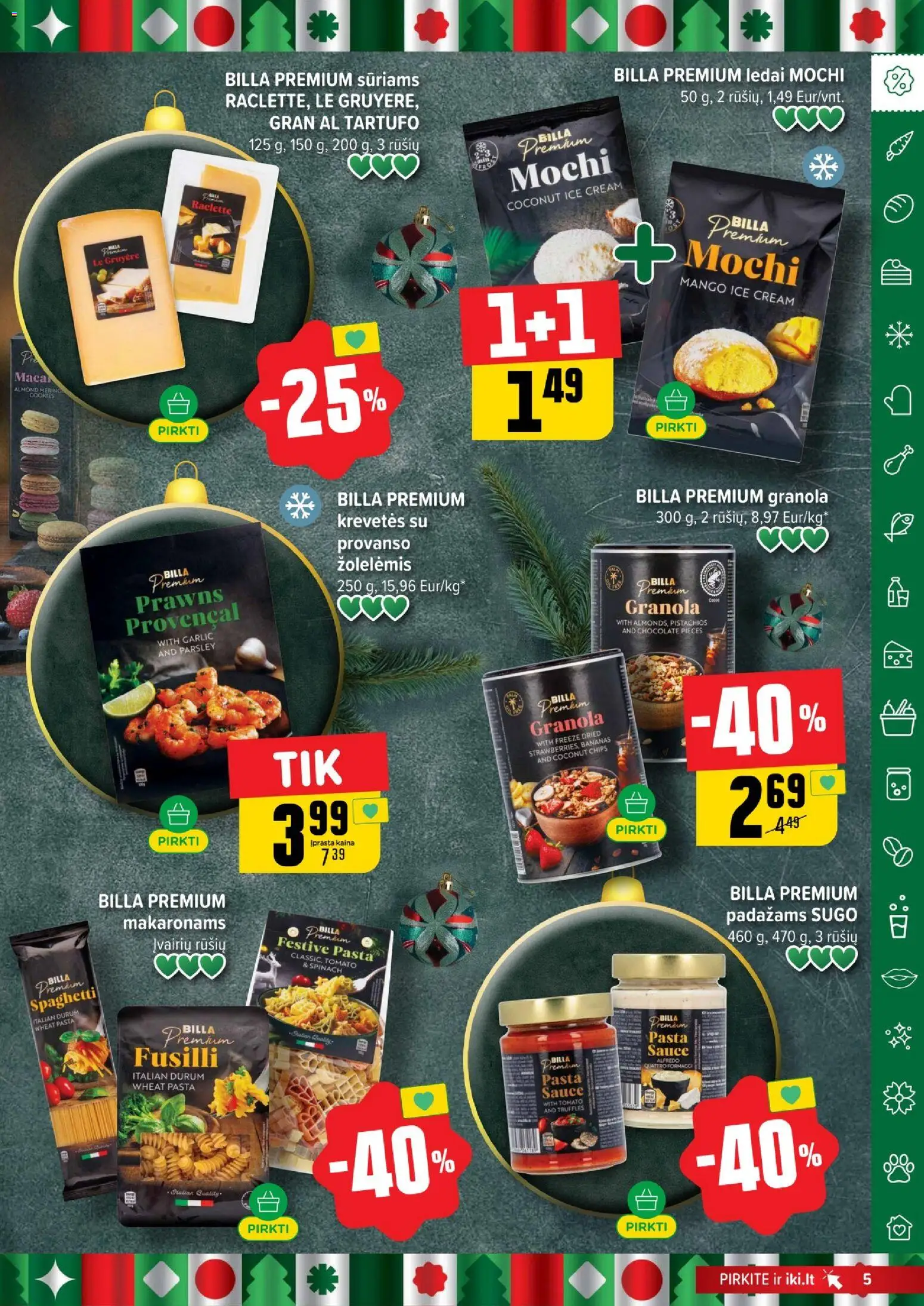 IKI akcijos nuo 22.12.2025 | Puslapis: 5 | Prekių: Ledai