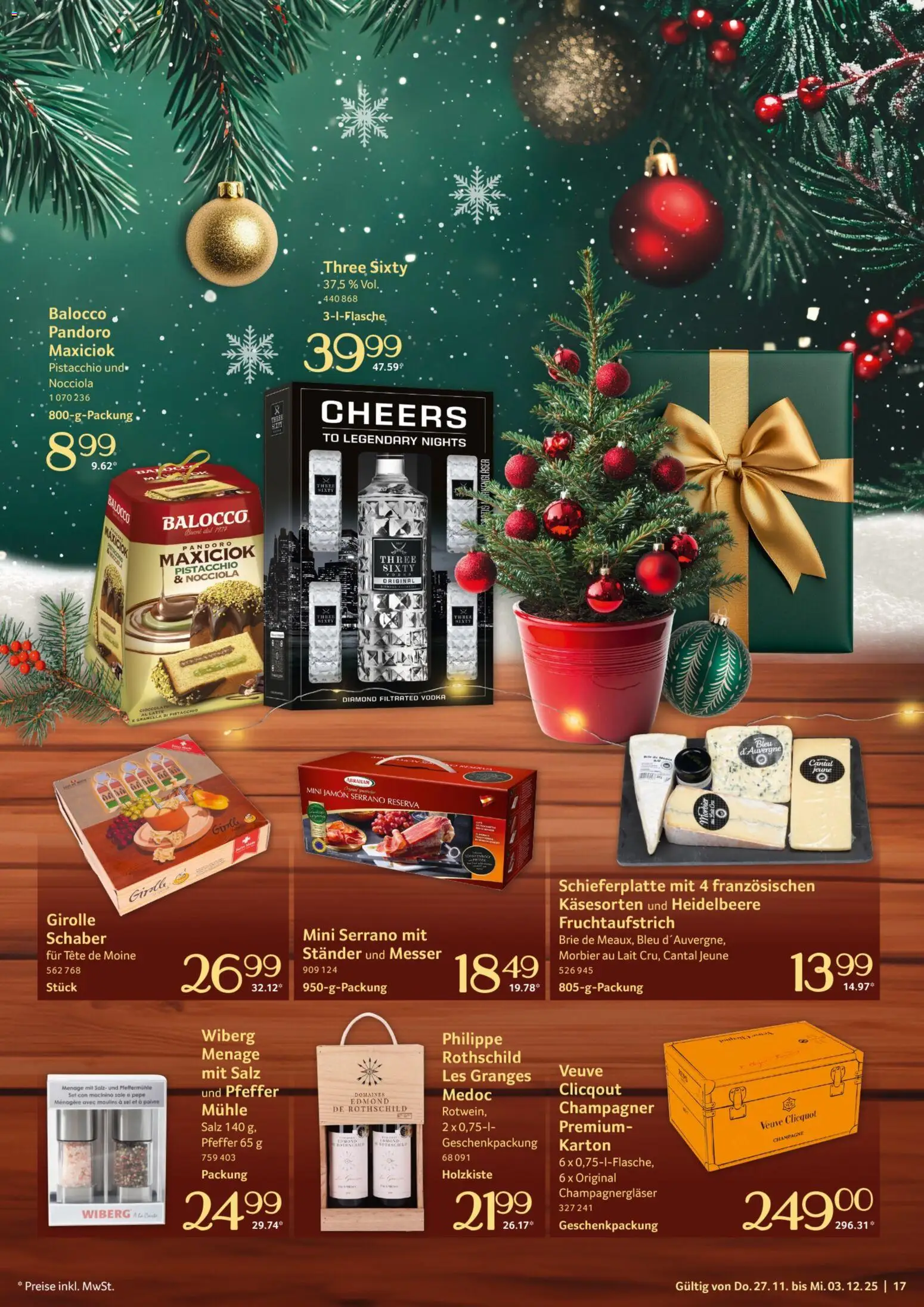 Selgros Prospekt 	 – gültig ab 27.11.2025 | Seite: 17 | Produkte: Mühle, Salz, Pfeffer, Vodka