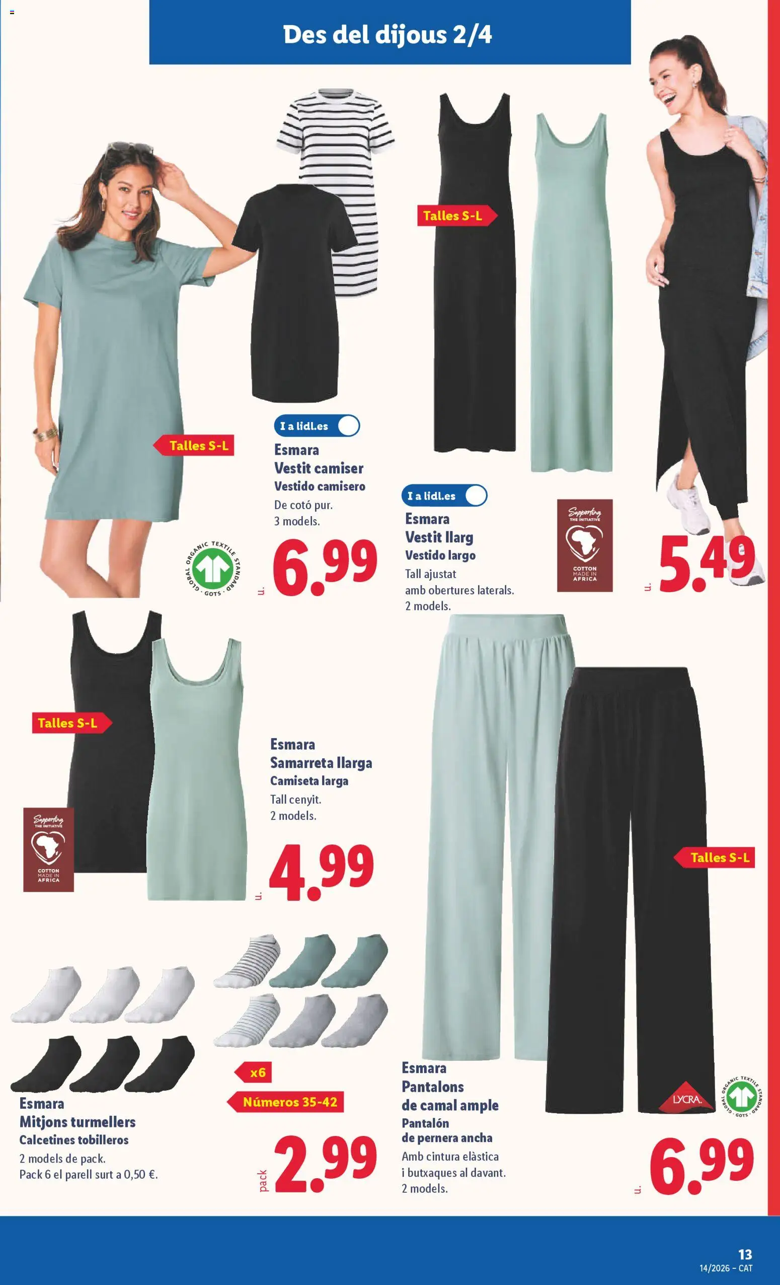 Lidl folleto de bazar │ válido desde el 30.03.2026 | Página: 21 | Productos: Vestido largo