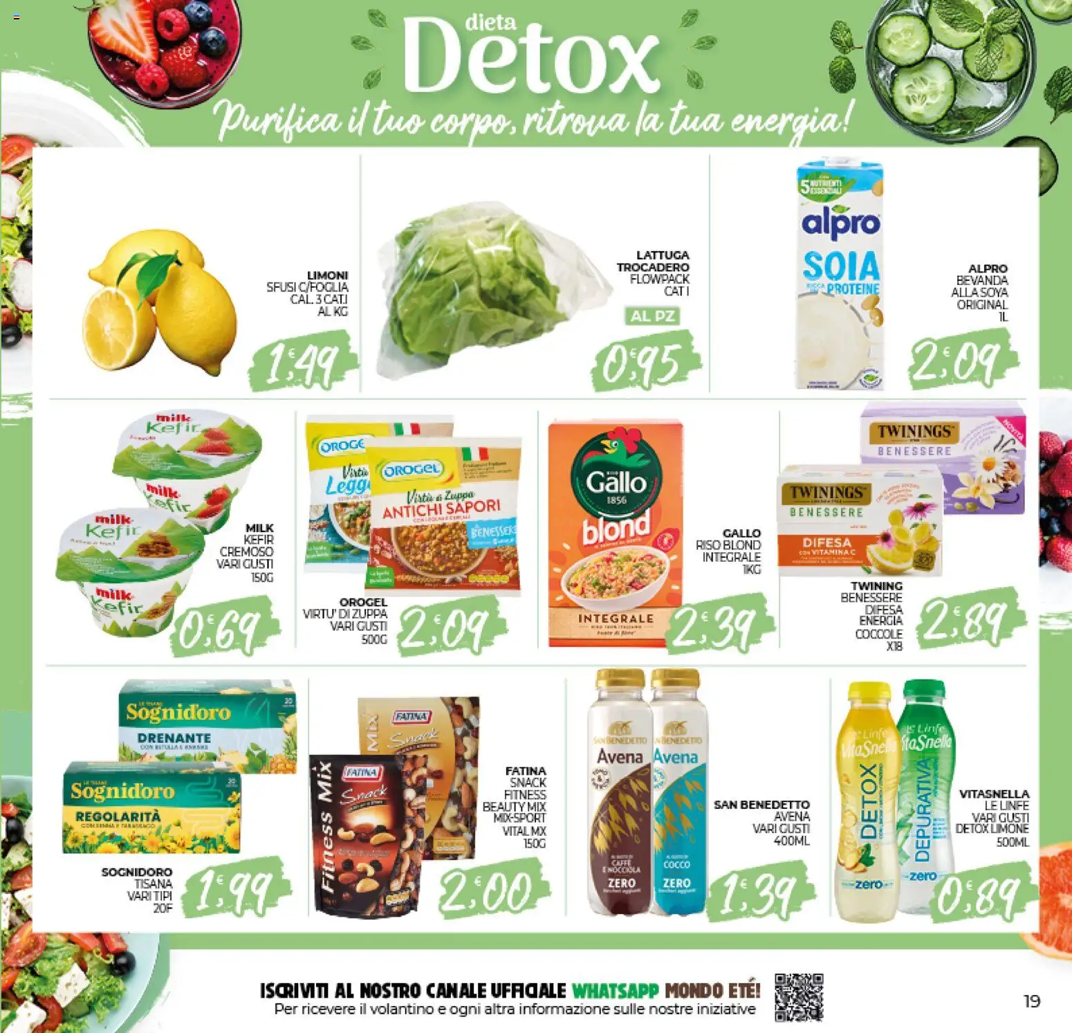 Volantino Eté del 16.01.2026 | Pagina: 19 | Prodotti: Riso, Limone, Cocco, Lattuga