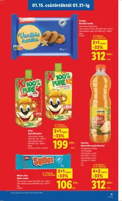 Lidl Akciós újság - amely érvényes a következő dátumtól: 15.01.2026 | Oldal: 11