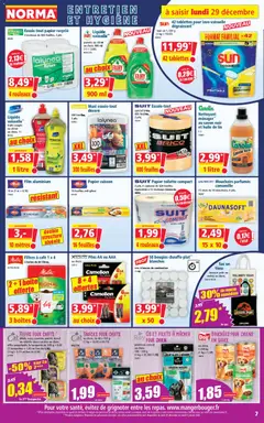 Norma - Prévisualisation de Norma catalogue valide à partir de 29.12.2025 | Page: 7 | Produits: Huile de lin, Sac, Savon, Mouchoirs