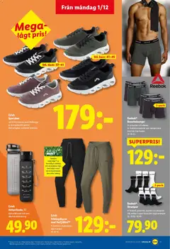 Lidl - erbjudanden - Förhandsvisning av reklamblad från butik Lidl aktuell från 01.12.2025 | Sida: 18 | Produkter: Sportskor, Träningsbyxor, Strumpor