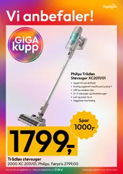 Forhåndsvisning av Gigaboks kundeavis gyldig fra 20.04.2026 | Side: 11 | Produkter: Led lys, Håndstøvsuger, Støvsuger, Lys