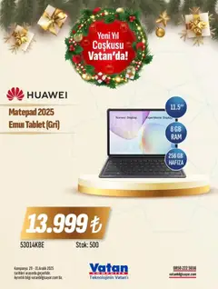 29.12.2025 tarihinden itibaren geçerli olan Vatan Bilgisayar kataloğu önizlemesi