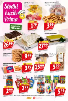 Prim Market Gazetka od 10.07.2025 | Strona: 12 | Produkty: Krowka, Słomka ptysiowa, Kosz, Ciastka
