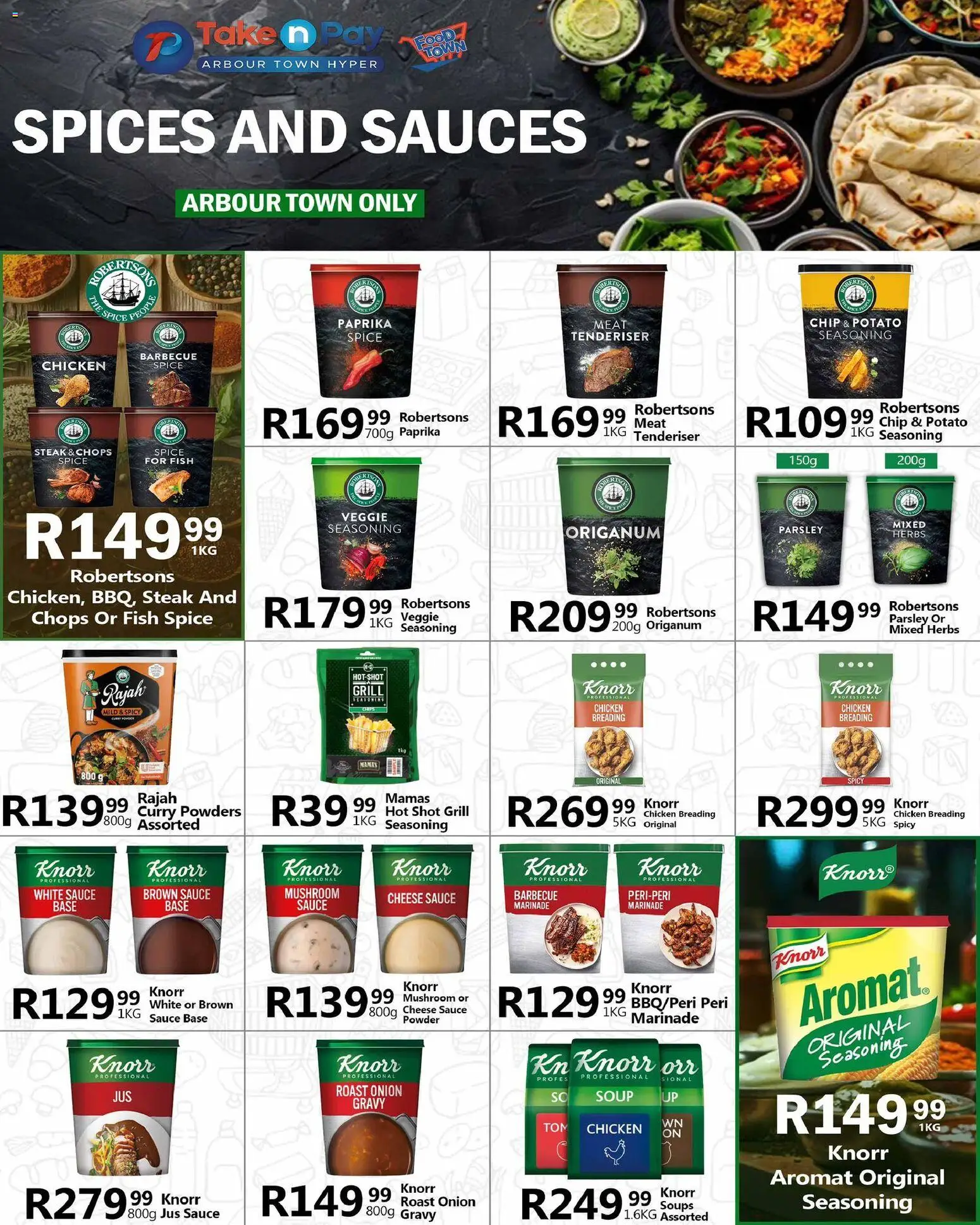 New Take n Pay catalogue – valid from 13.04.2026 | Page: 35 | Products: Grill, Cheese, Sauces, Seasoning