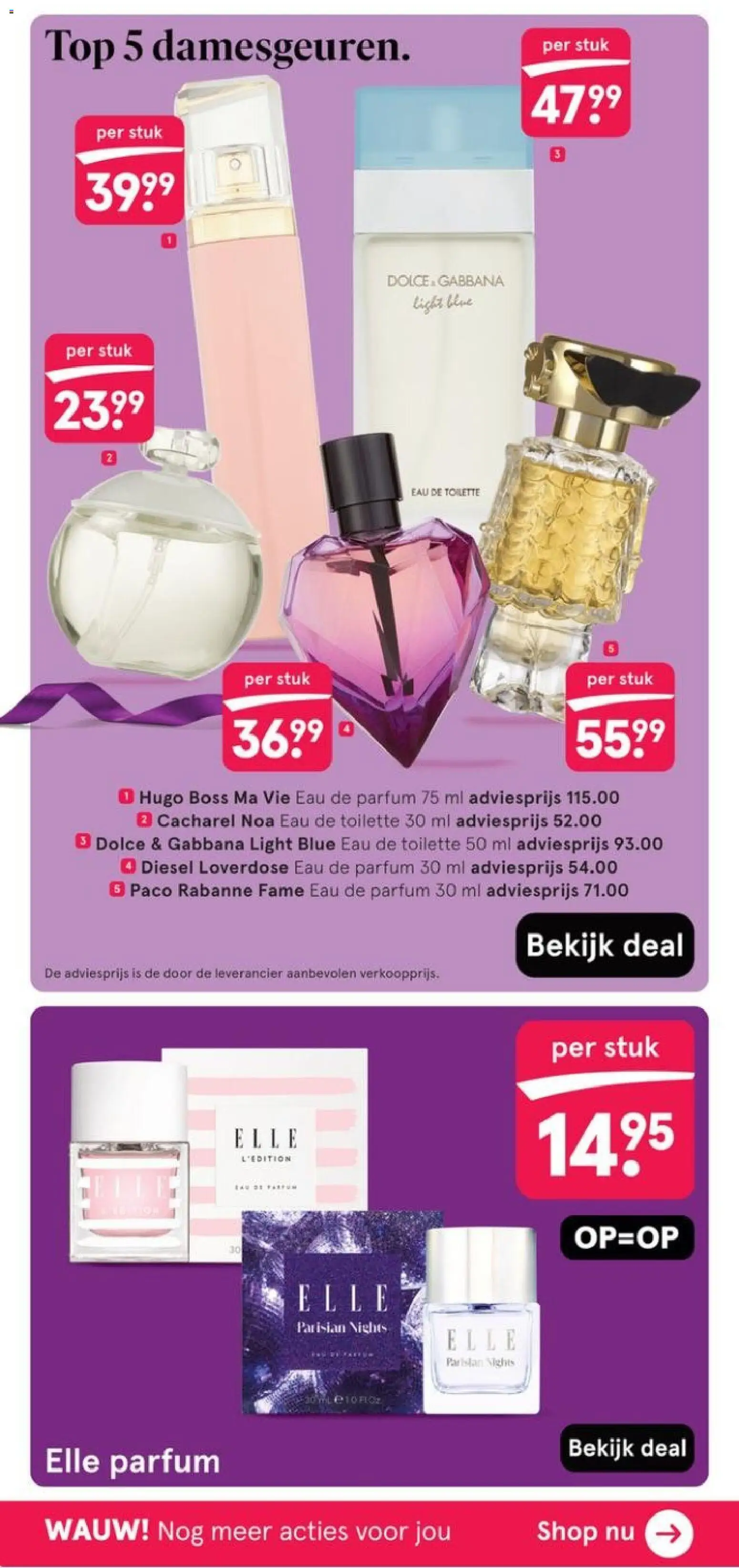 {H1} | Pagina: 24 | Producten: Parfum, Eau de toilette