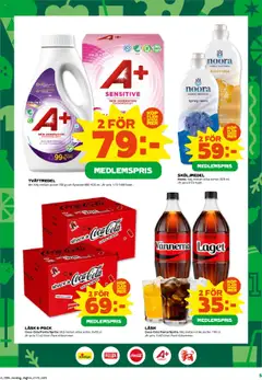 Coop Daglivs reklamblad aktuell från 18.08.2025 | Sida: 5 | Produkter: Tvättmedel, Sköljmedel