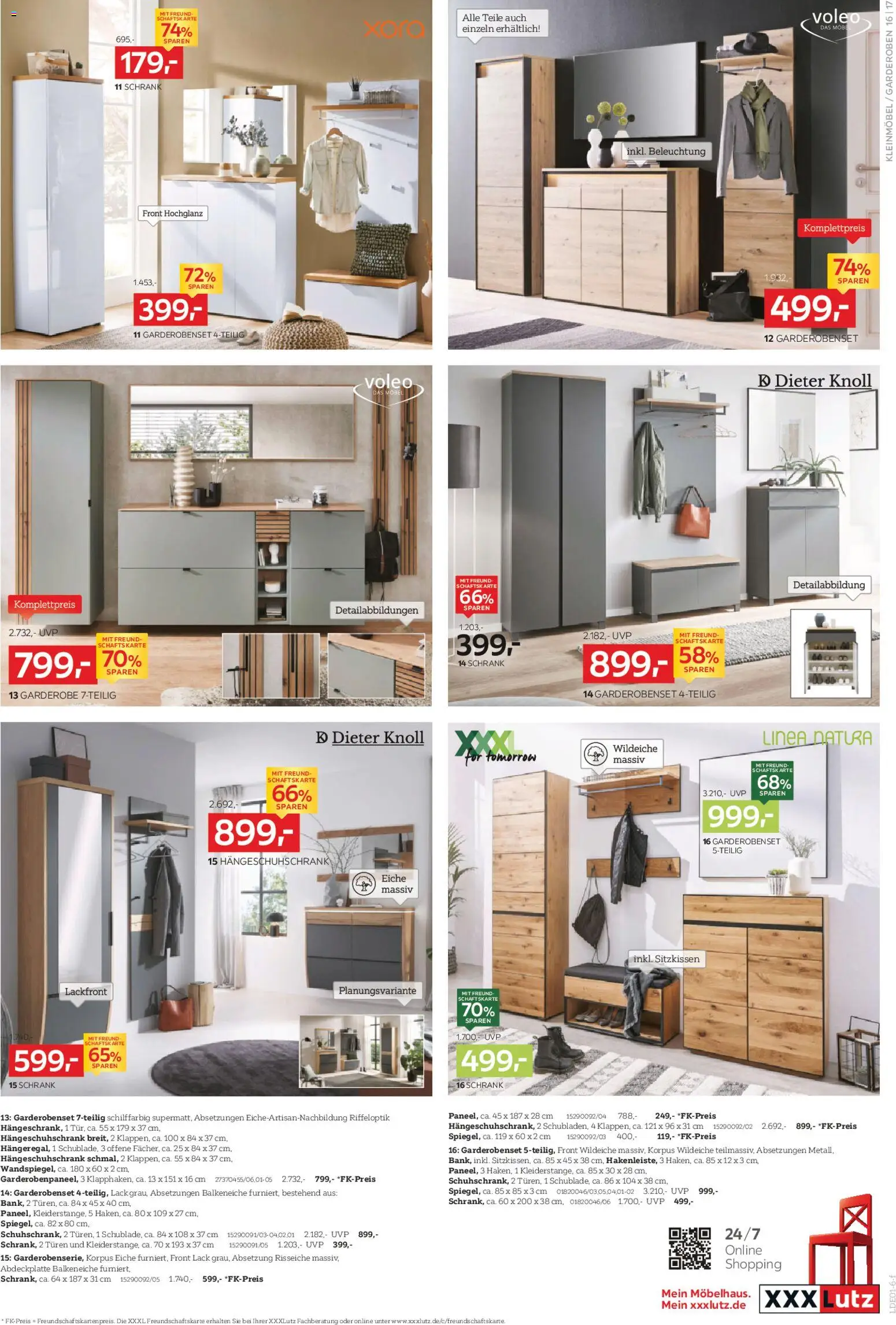 XXXL Lutz Neueröffnungsangebote in Rangsdorf – gültig ab 01.03.2026 | Seite: 17 | Produkte: Schrank, Garderobenset