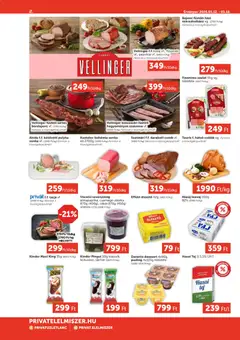 PRIVÁT Aktuális szórólap MAX - amely érvényes a következő dátumtól: 12.03.2026 | Oldal: 2 | Termékek: Cékla, Sonka, Karaj, Teavaj