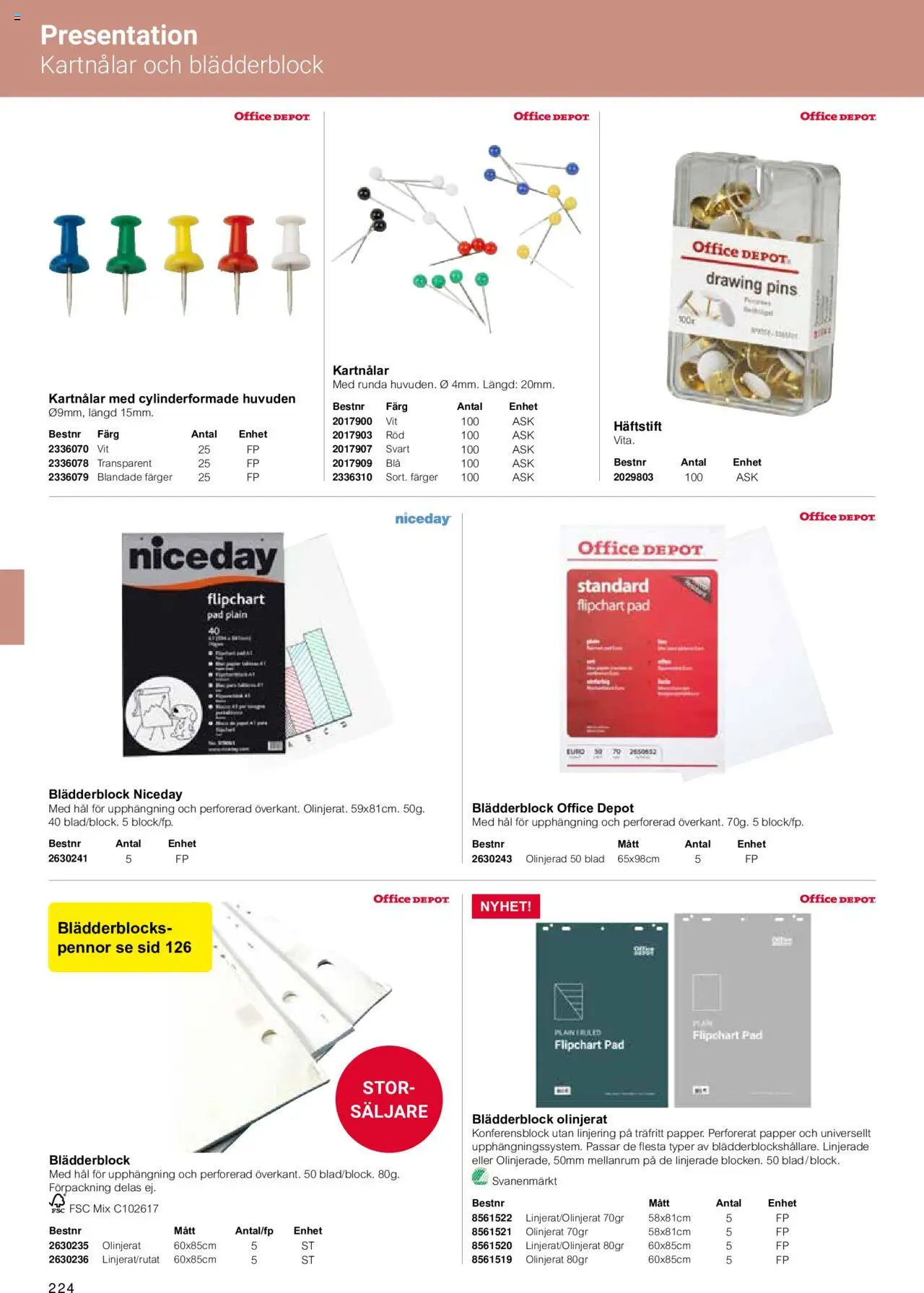 Office Depot reklamblad aktuell från 15.02.2024 | Sida: 226 | Produkter: Papper