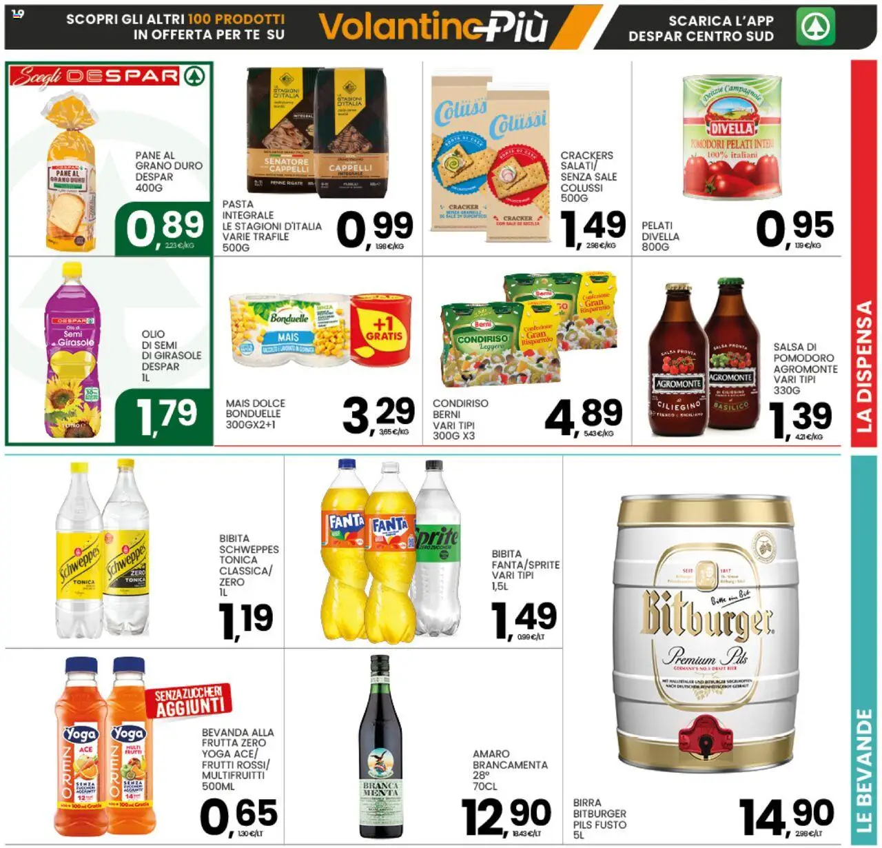 Volantino Interspar del 04.08.2025 | Pagina: 19 | Prodotti: Tè, Pomodoro, Pomodori, Bibita