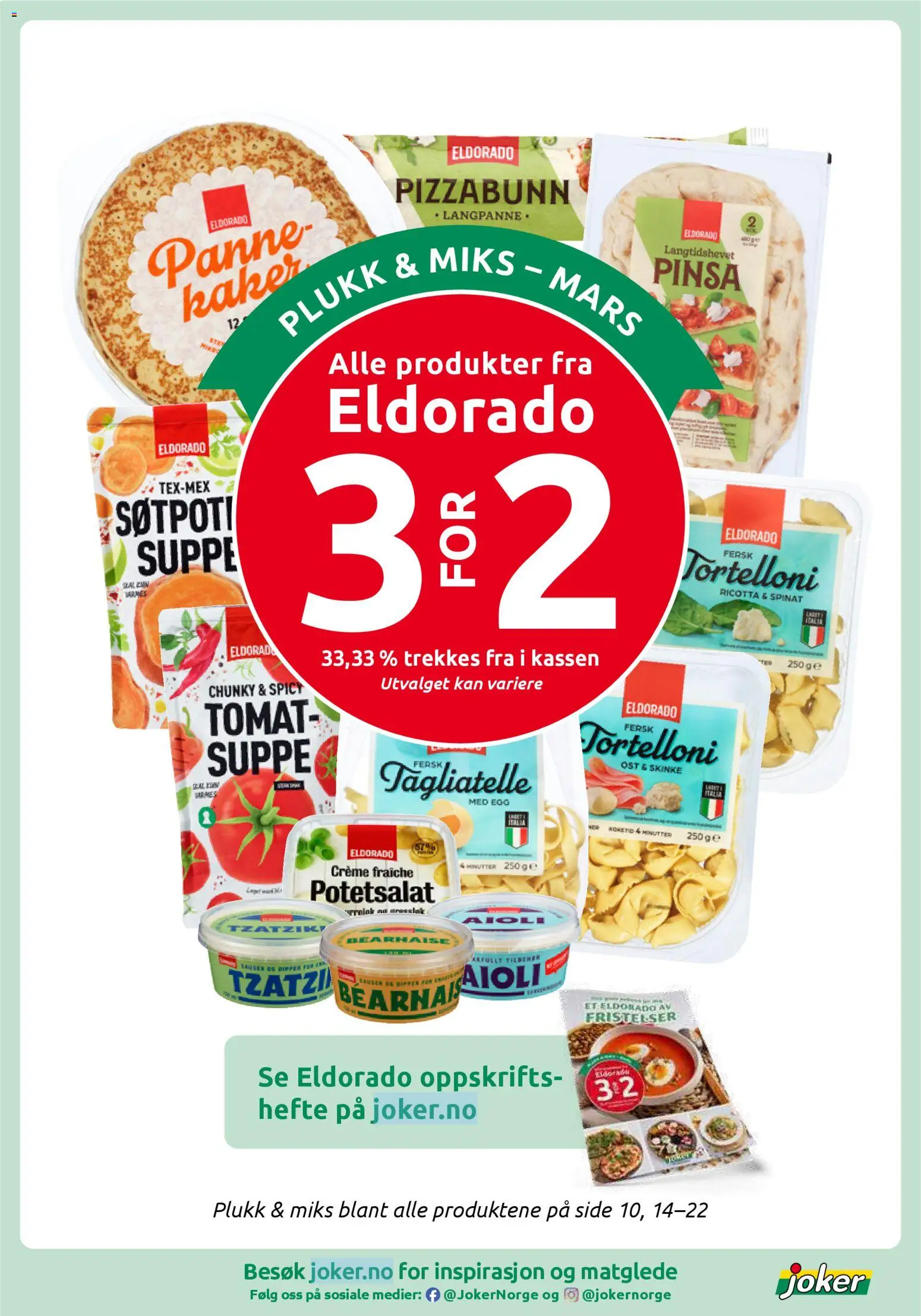 {H1} | Side: 18 | Produkter: Pasta, Saus, Topper, Форель