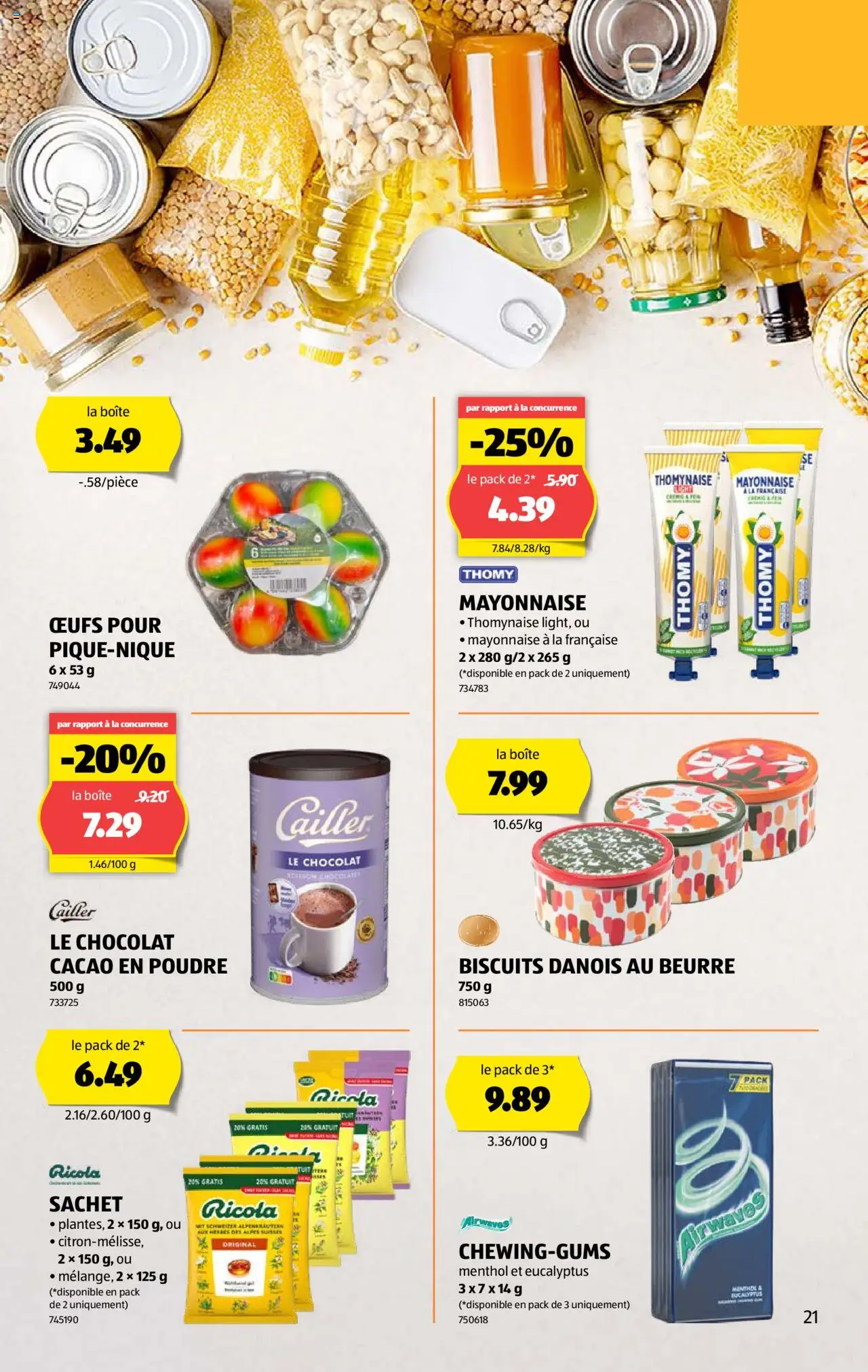 Aldi Aktionen FR – gültig ab 18.09.2025 | Seite: 21 | Produkte: Mayonnaise