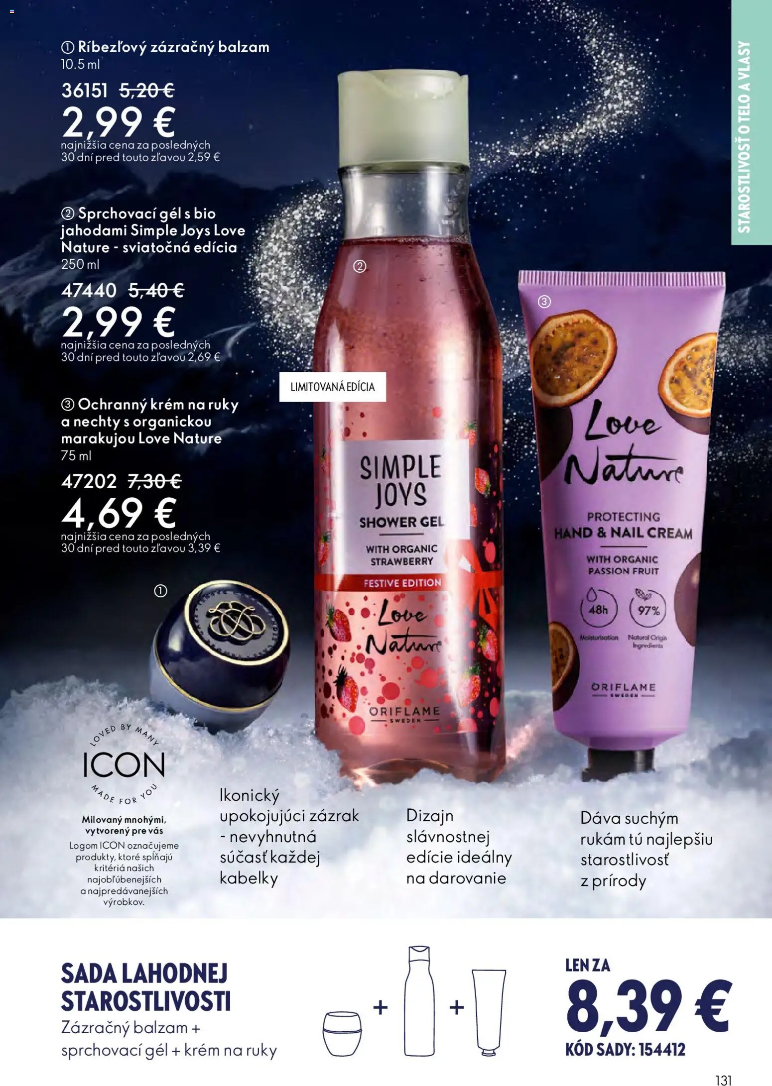 Nové Oriflame akcie – leták je platný od 03.12.2025 | Strana: 131 | Produkty: Krém na ruky, Krém