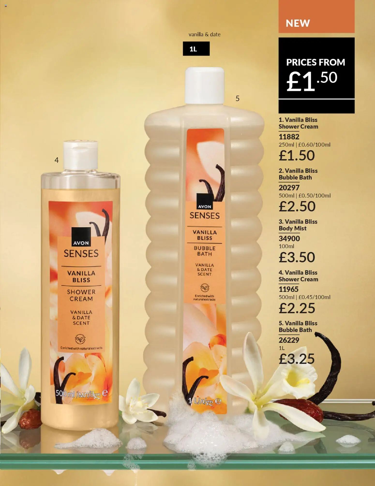 {H1} | Page: 191 | Products: Bath, Shower, Cream, Vanilla