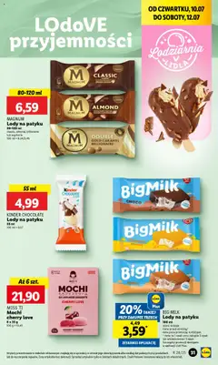 Lidl Gazetka od 10.07.2025 | Strona: 39 | Produkty: Mango, Big Milk, Sorbet, Lody