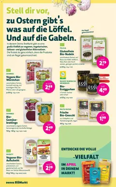 Denns BioMarkt Angebote ab 25.03.2026 gültig | Seite: 10 | Produkte: Pasta, Gemüse, Grill, Regal