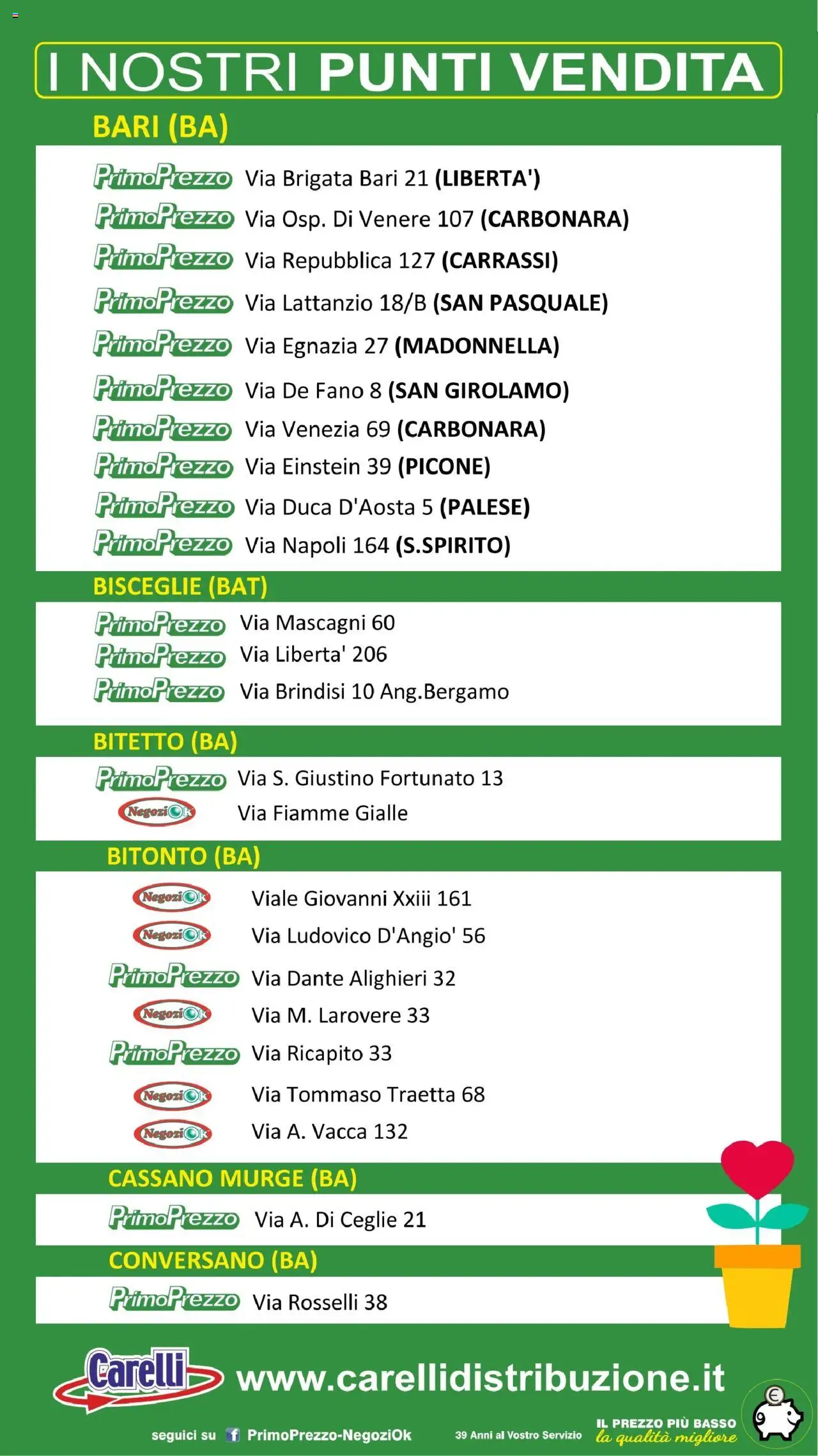 Volantino Primo Prezzo del 07.08.2025 | Pagina: 49