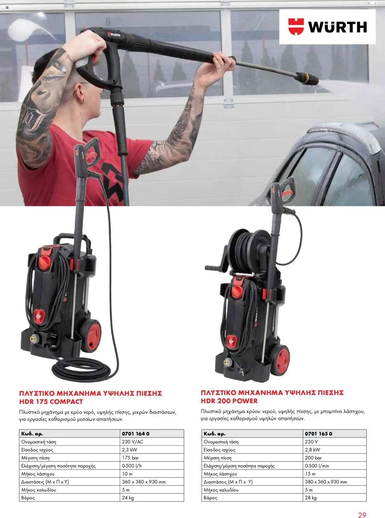WURTH - Ηλεκτρικά Εργαλεία – σε ισχύ από 01.10.2025 | Σελίδα: 29