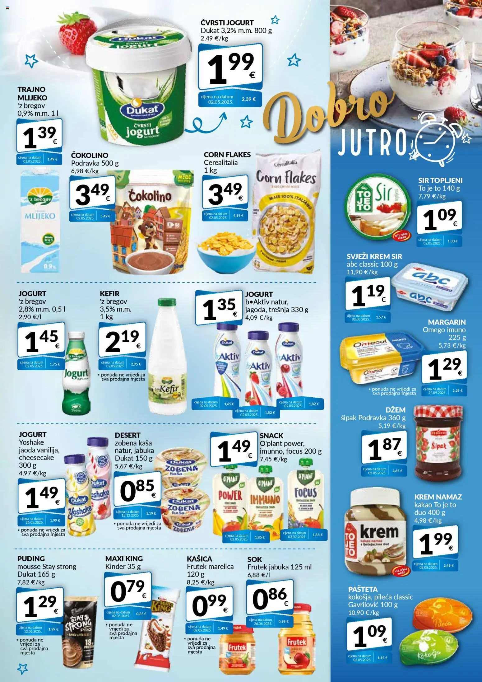Bakmaz katalog | vrijedi od 07.01.2026 | Stranica: 3 | Proizvodi: Krem sir, Mlijeko, Podravka, Kakao