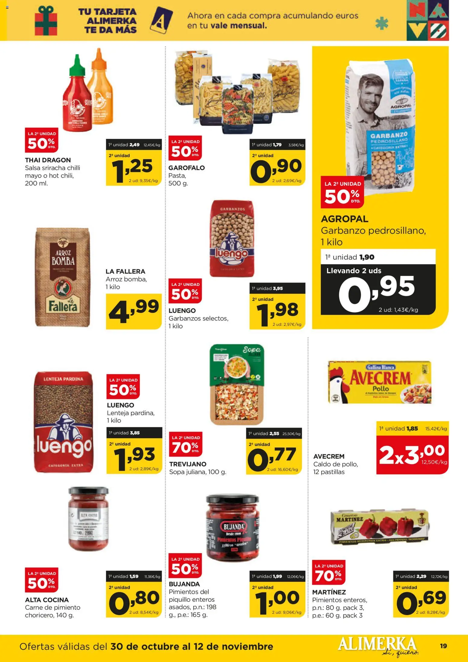 Alimerka folleto Asturias │ válido desde el 30.10.2025 | Página: 19 | Productos: Arroz, Κάδος απορρυμάτων, Té, Cocina