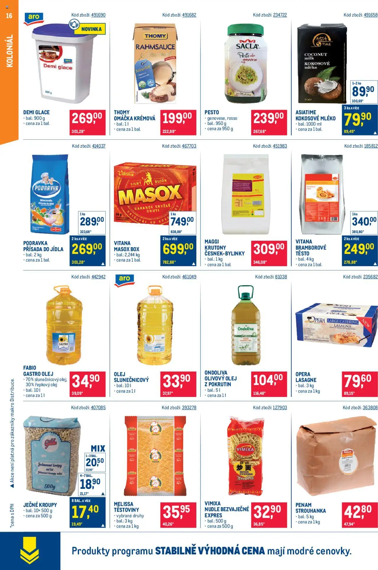 Makro leták - Gastronomie od 10.09.2025 | Strana: 16 | Produkty: Maggi, Demi glace, Nudle, Strouhanka