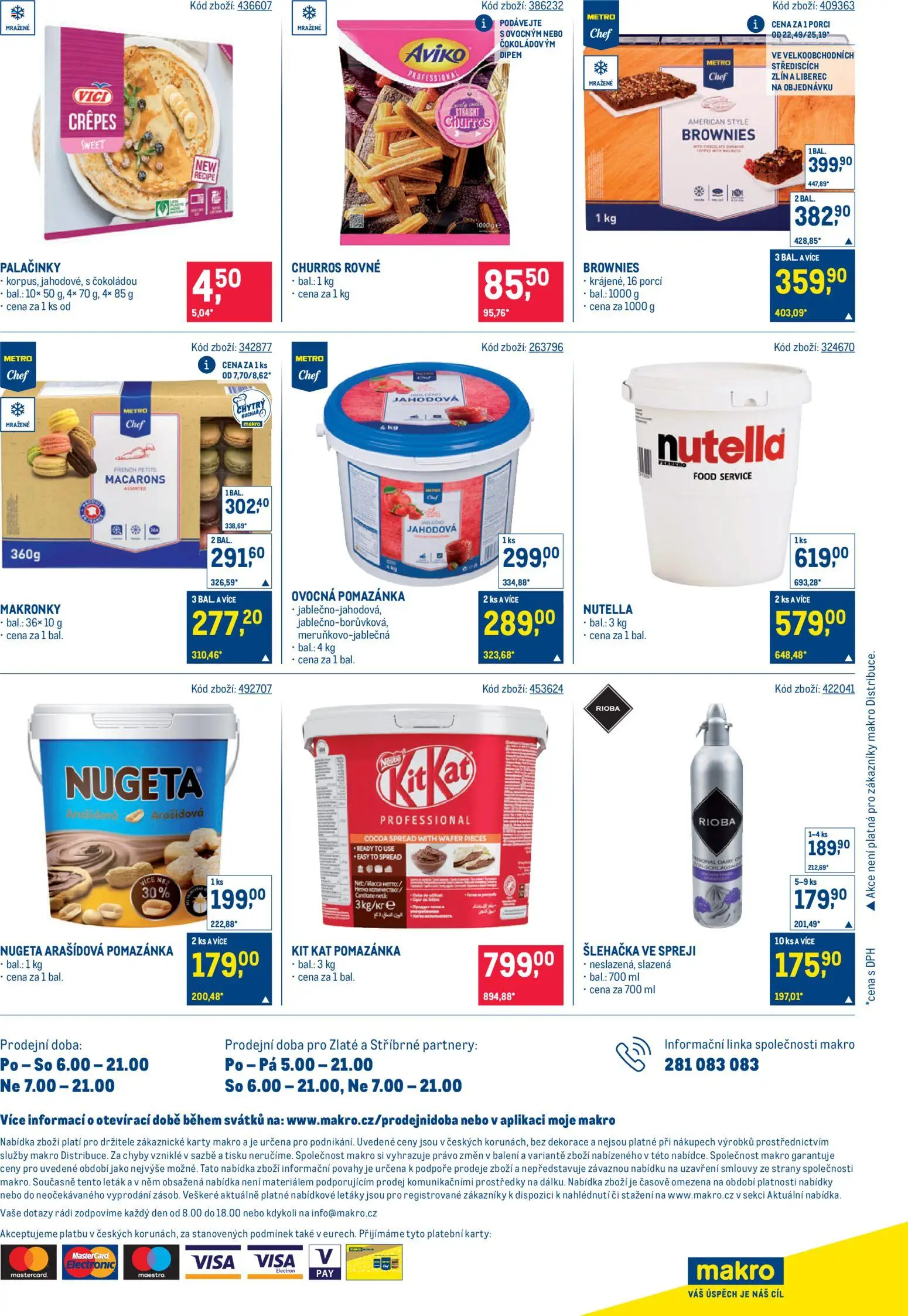 Makro leták - Street Food od 05.11.2025 | Strana: 24 | Produkty: Šlehačka ve spreji, Pomazánka, Karty, Arašídová pomazánka