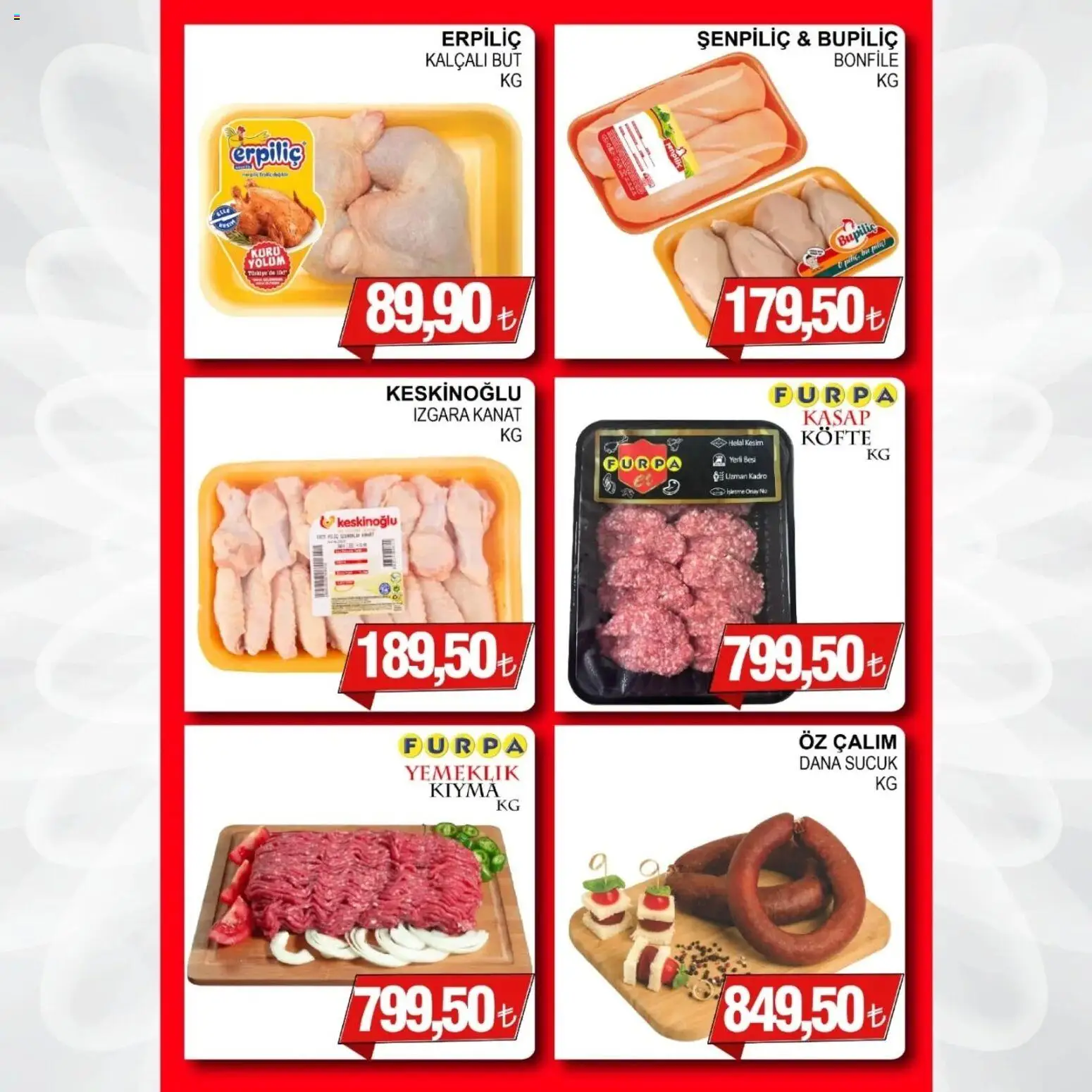 Furpa - Katalog Muhteşem Fiyatlar - 05.03.2026 tarihinden itibaren geçerlidir | Sayfa: 4 | Ürünler: Kıyma, Izgara, Sucuk