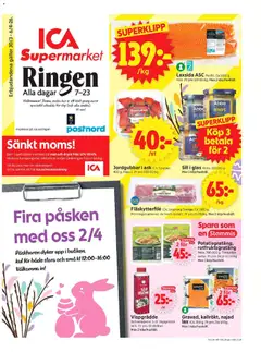 ICA Supermarket - Stockholm - Förhandsvisning av reklamblad från butik ICA Supermarket aktuell från 30.03.2026