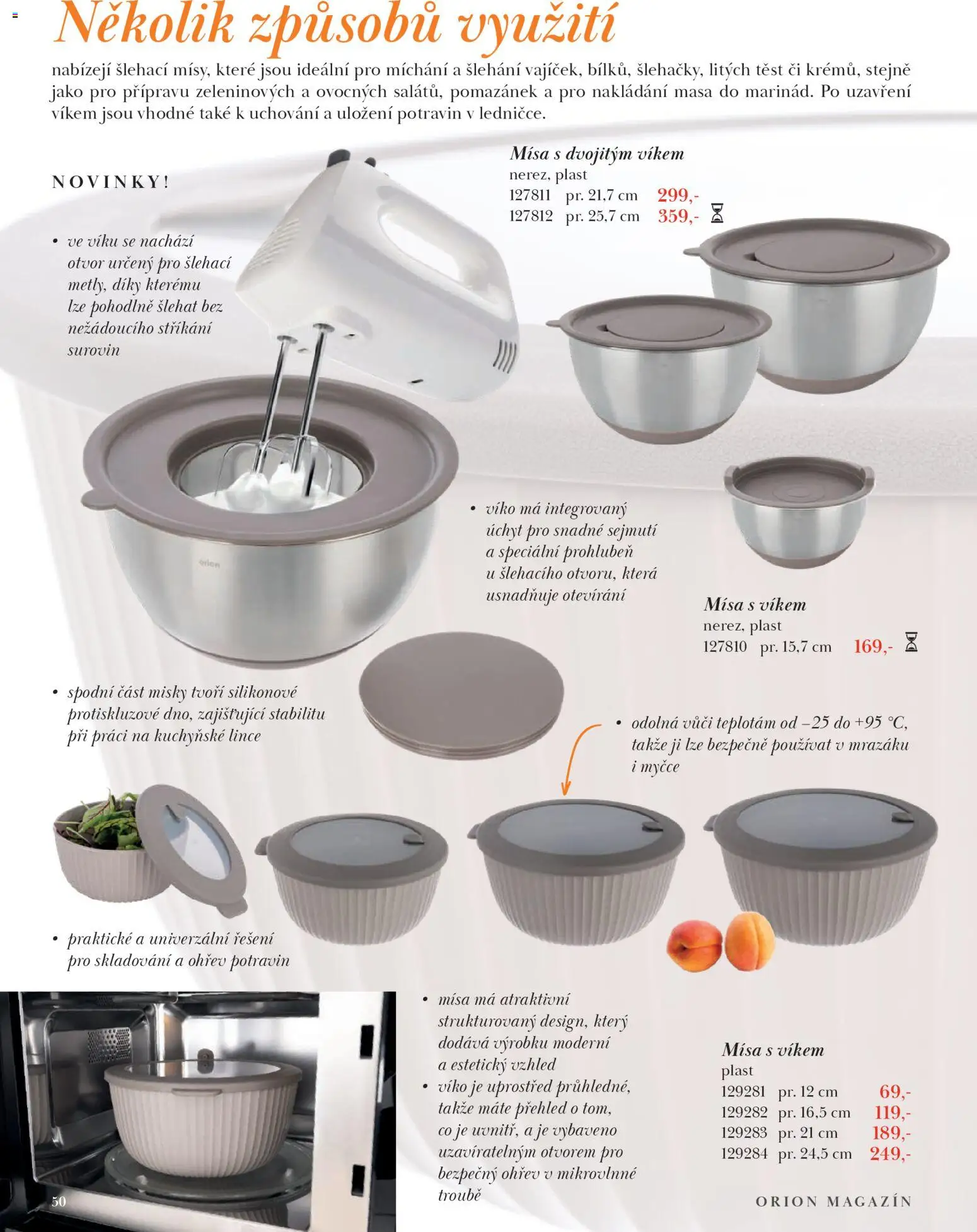 Orion leták - Jaro/Léto 2026 od 09.03.2026 | Strana: 50 | Produkty: Test