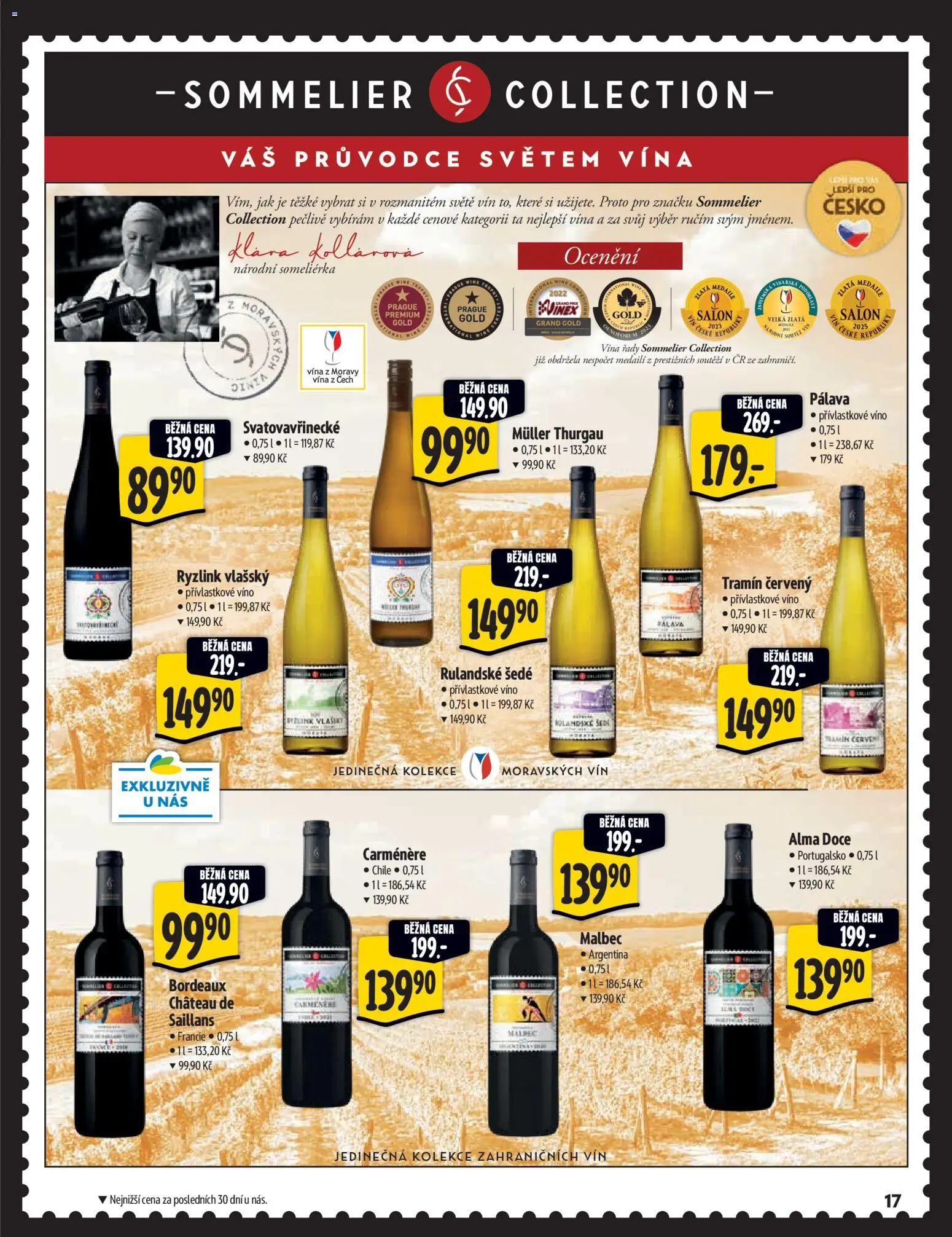 Albert katalog - Hypermarket od 29.10.2025 | Strana: 17 | Produkty: Víno, Tramín červený, Víno Tramín červený