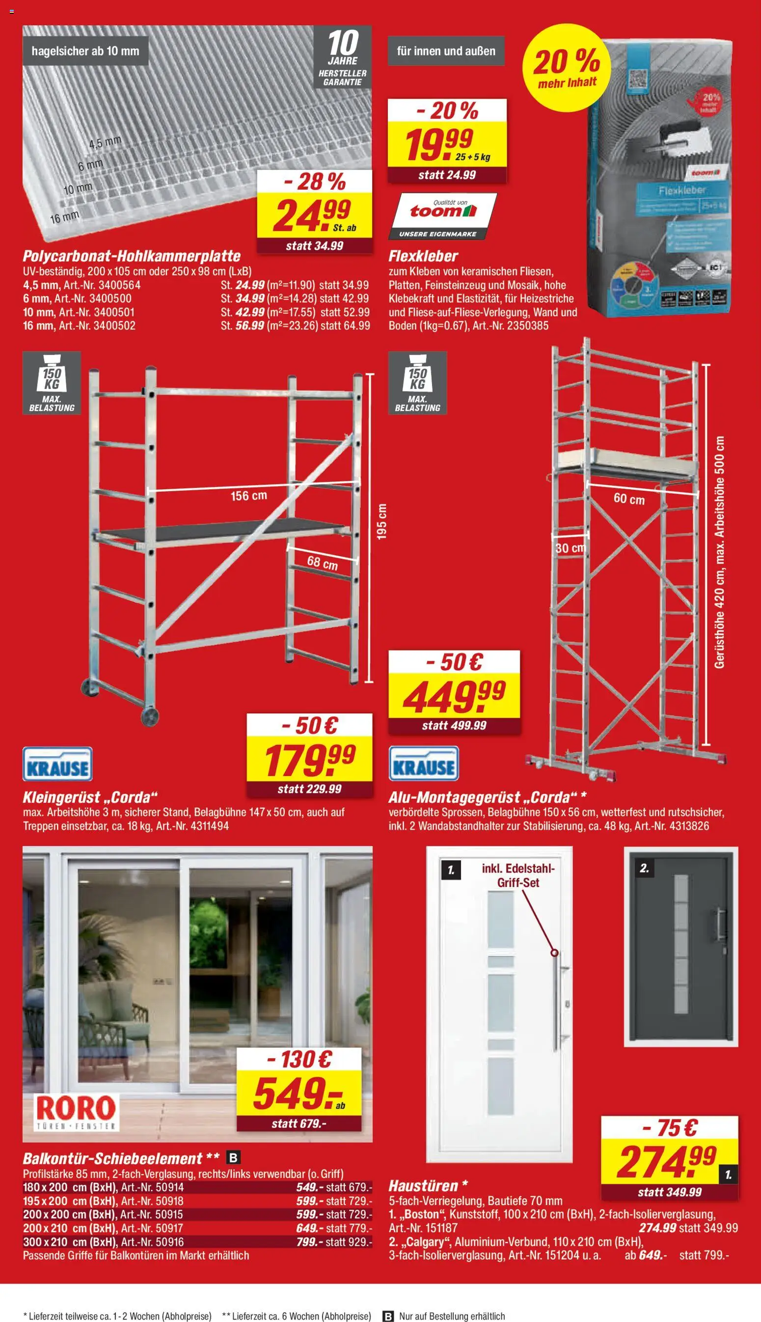 Toom Baumarkt Prospekt 	 – gültig ab 07.03.2026 | Seite: 10
