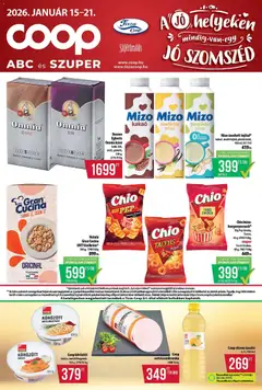 COOP - Abc & Szuper / Tisza - amely érvényes a következő dátumtól: 15.01.2026