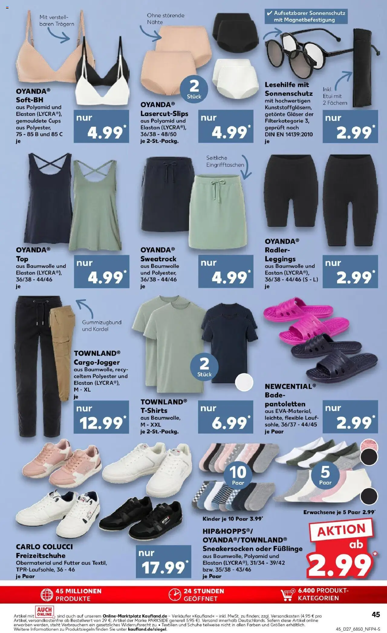 Kaufland prospekt Wendlingen Am Neckar	 - gültig ab dem 06.07.2025 | Seite: 64 | Produkte: Top, T-Shirt, Radler, Leggings