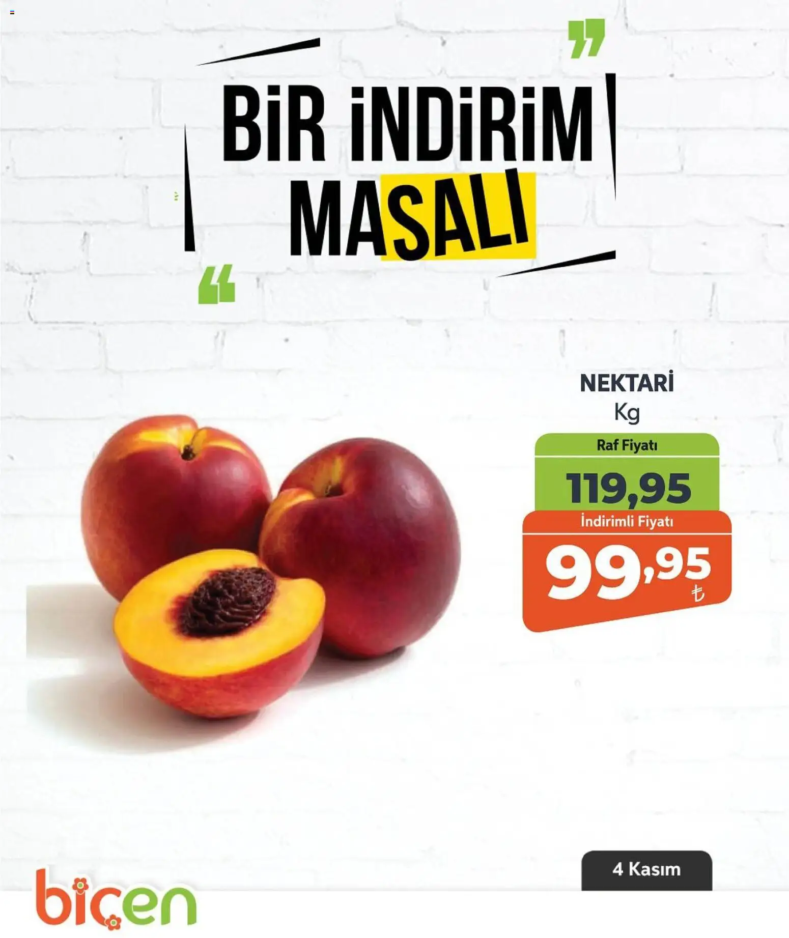 Biçen Market Bir İndirim MaSalı - 04.11.2025 tarihinden itibaren geçerlidir | Sayfa: 7 | Ürünler: Raf