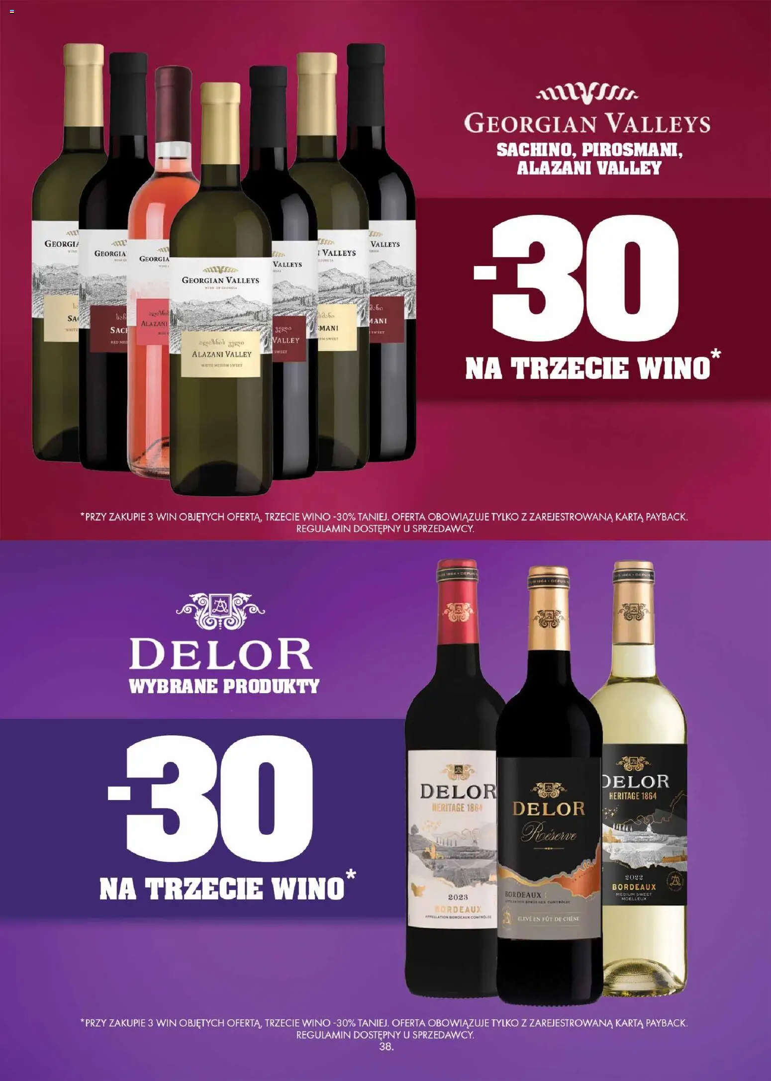 Al.Capone Gazetka od 13.11.2025 | Strona: 38 | Produkty: Karta, Alazani Valley, Wino