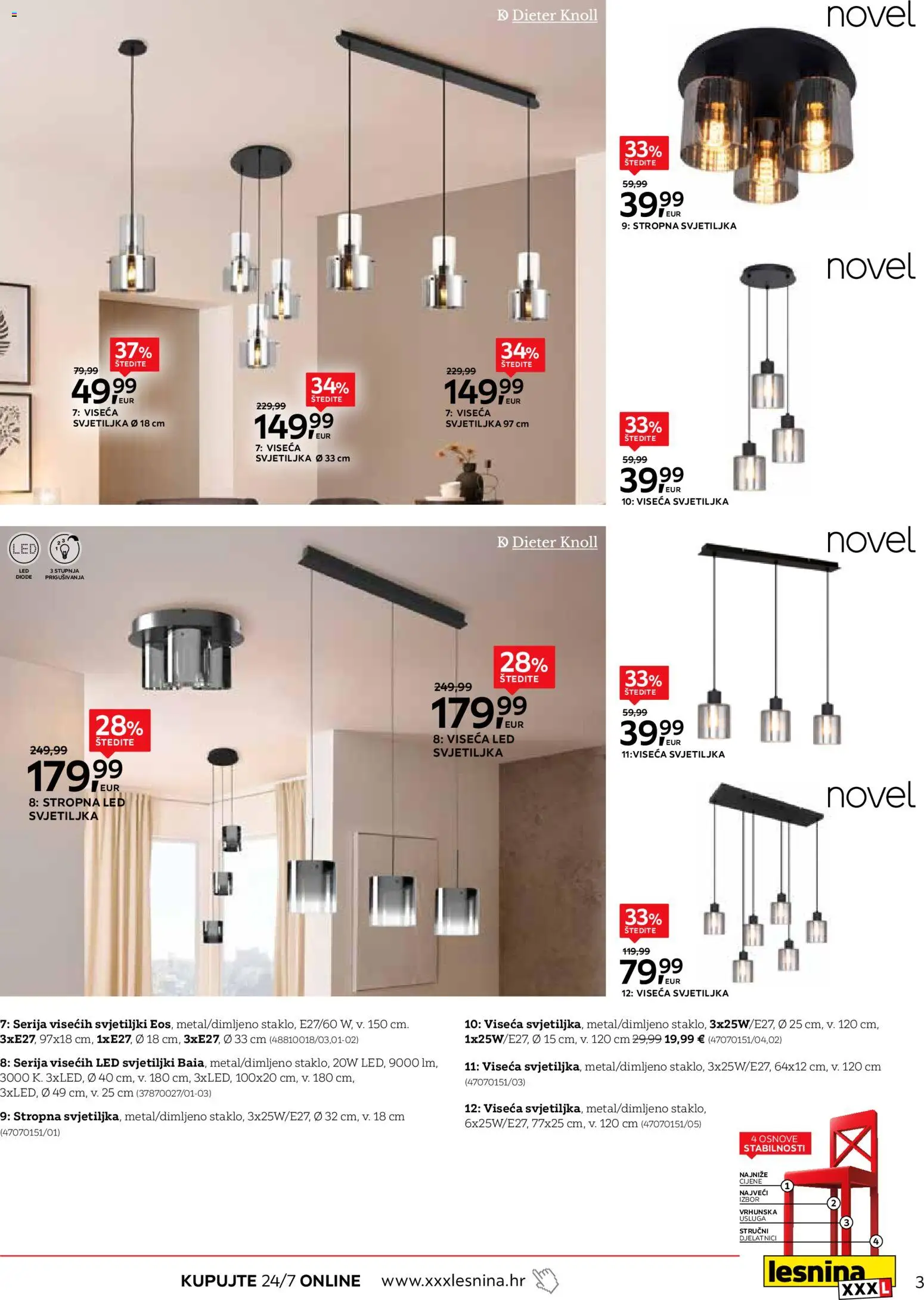 Lesnina katalog | vrijedi od 02.02.2026 | Stranica: 3 | Proizvodi: Svjetiljka