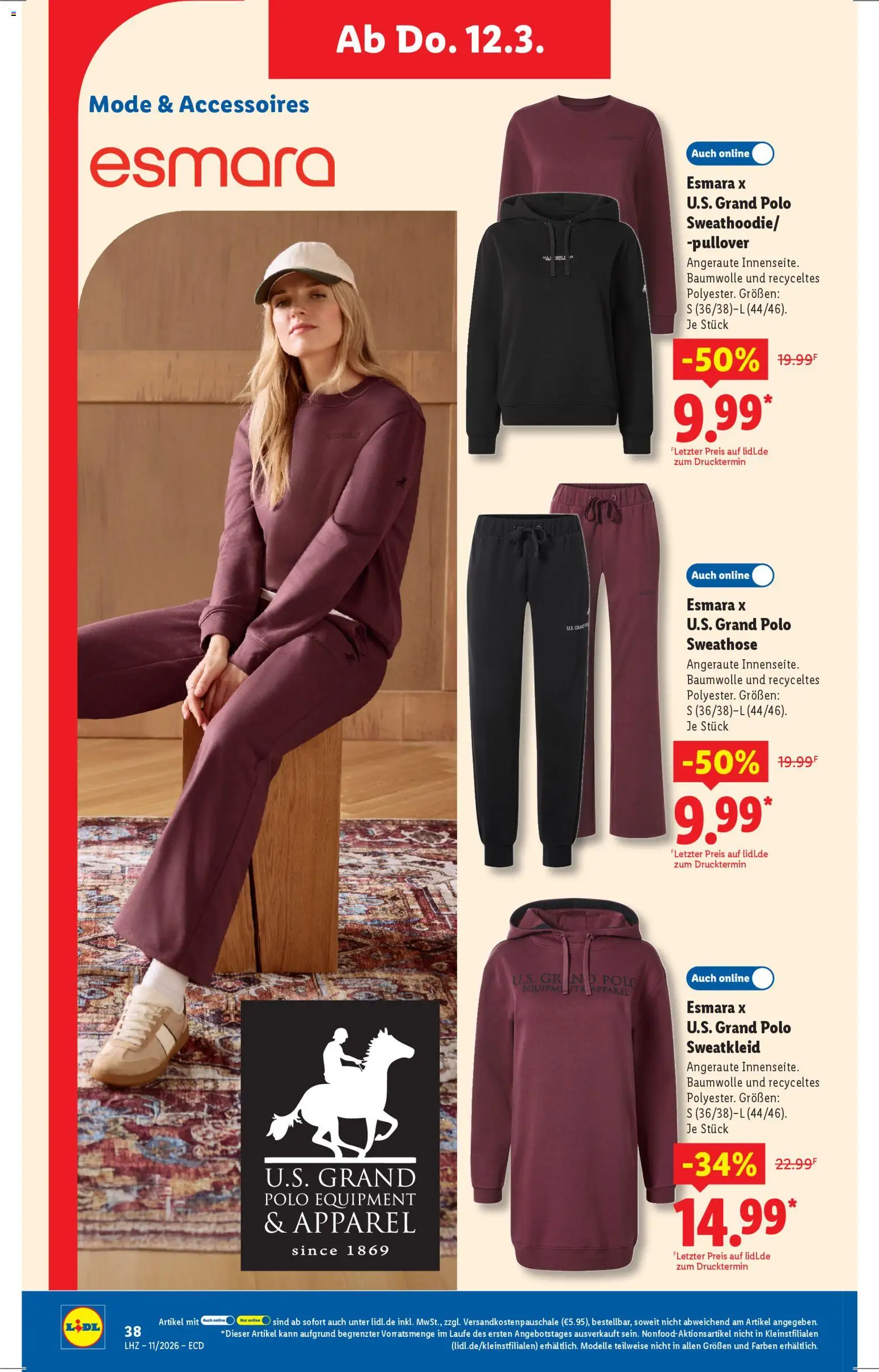 Lidl - Prospekt – gültig ab 09.03.2026 | Seite: 32 | Produkte: Sweathose, Pullover