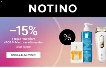 Notino - amely érvényes a következő dátumtól: 11.03.2026