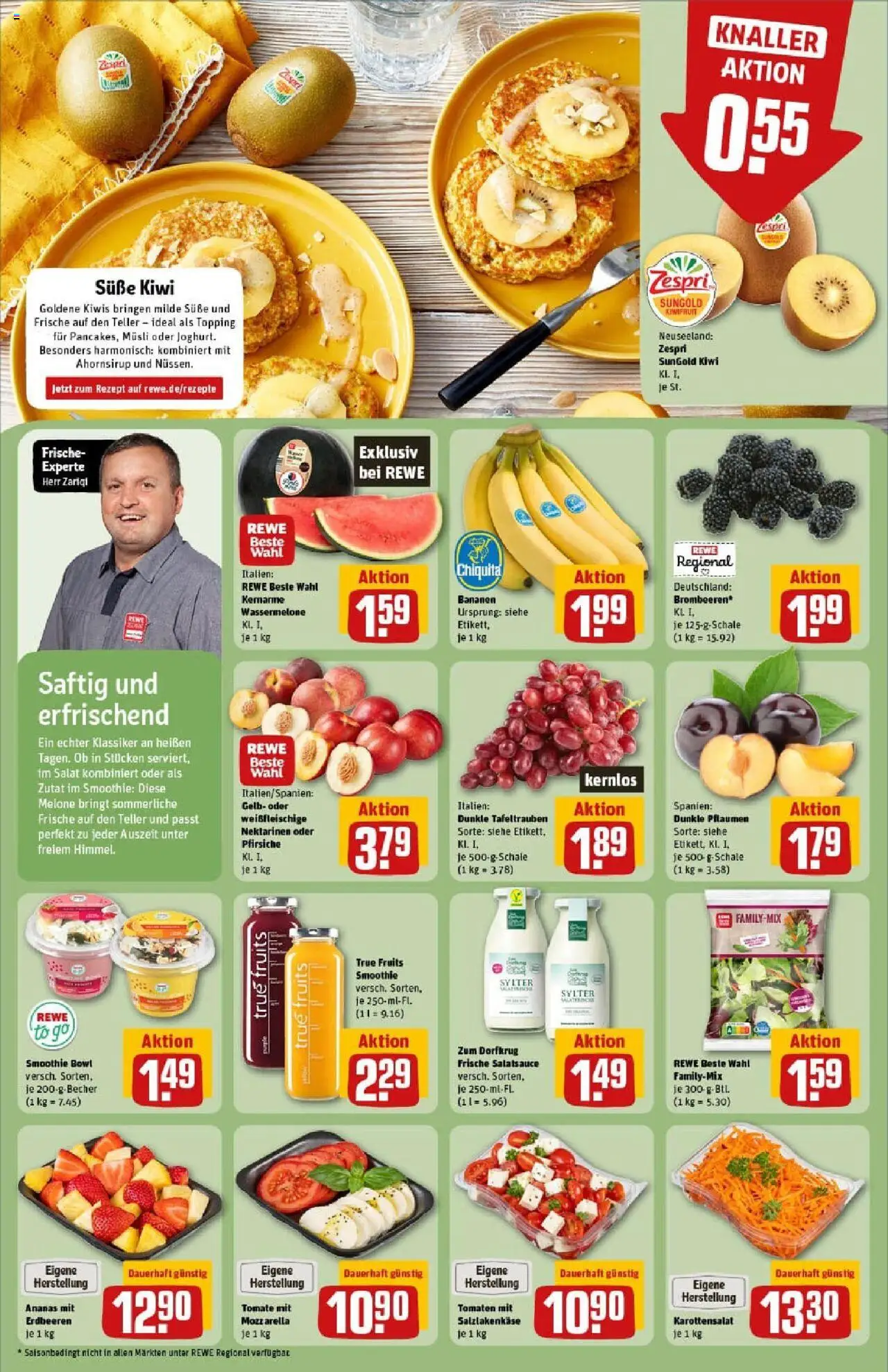 Rewe prospekt Heppenheim	 - gültig ab dem 06.07.2025 | Seite: 6 | Produkte: Musli, Nektarinen, Bananen, Ananas