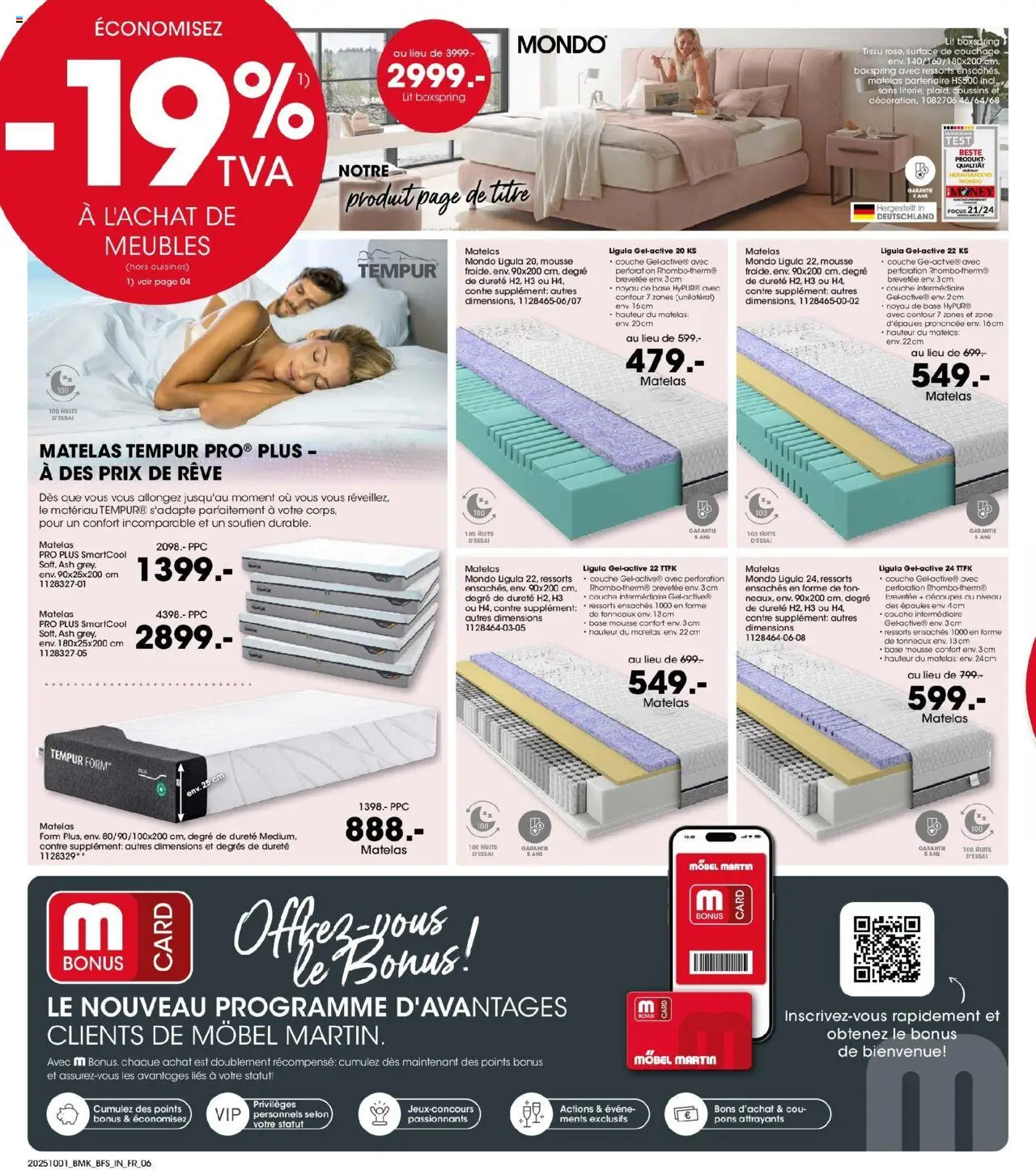 {H1} | Page: 6 | Produits: Base, Mousse, Lit, Matelas