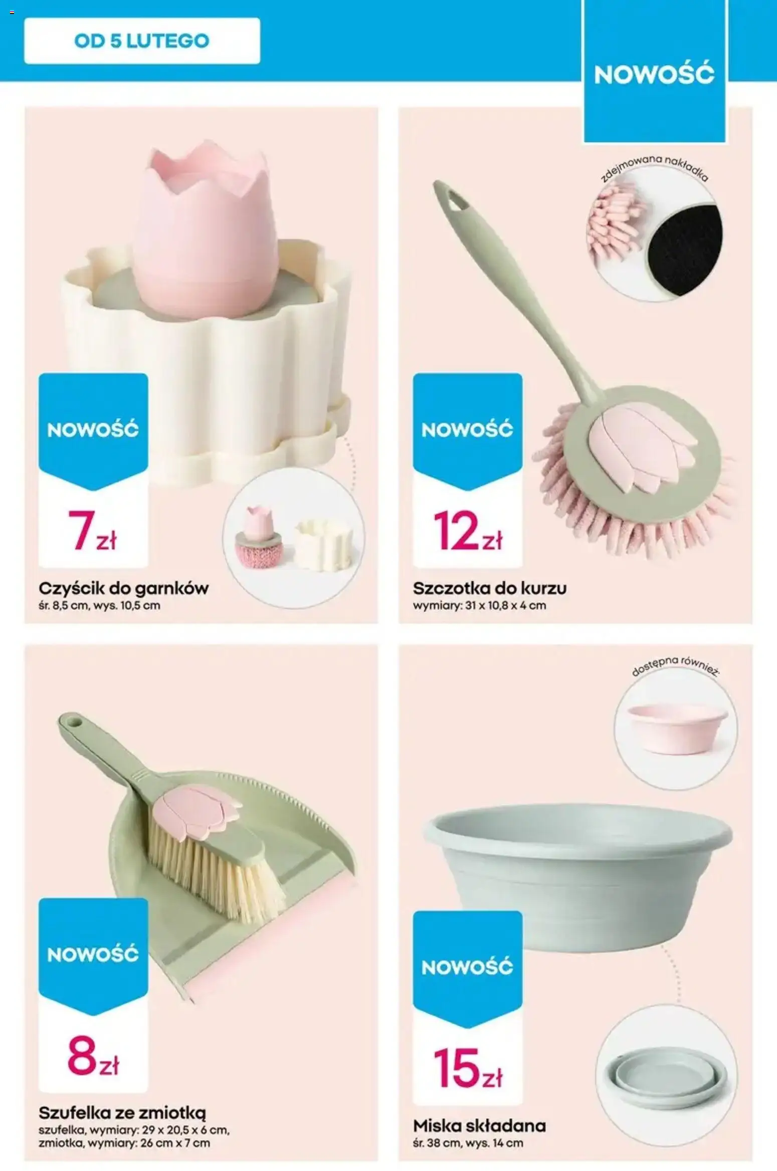 Pepco Gazetka od 12.02.2026 | Strona: 15 | Produkty: Szczotka