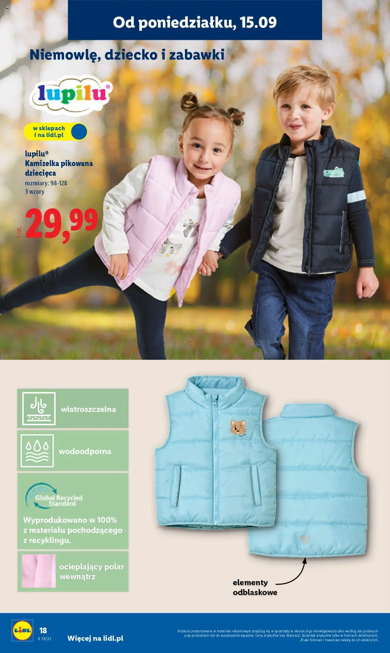 Lidl Katalog od 15.09.2025 | Strona: 20 | Produkty: Kamizelka